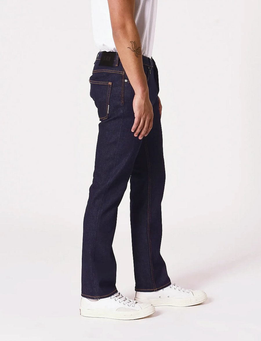 NEUW - LOU STRAIGHT CRUDOINDIGO - tavalised teksad - blue - 3