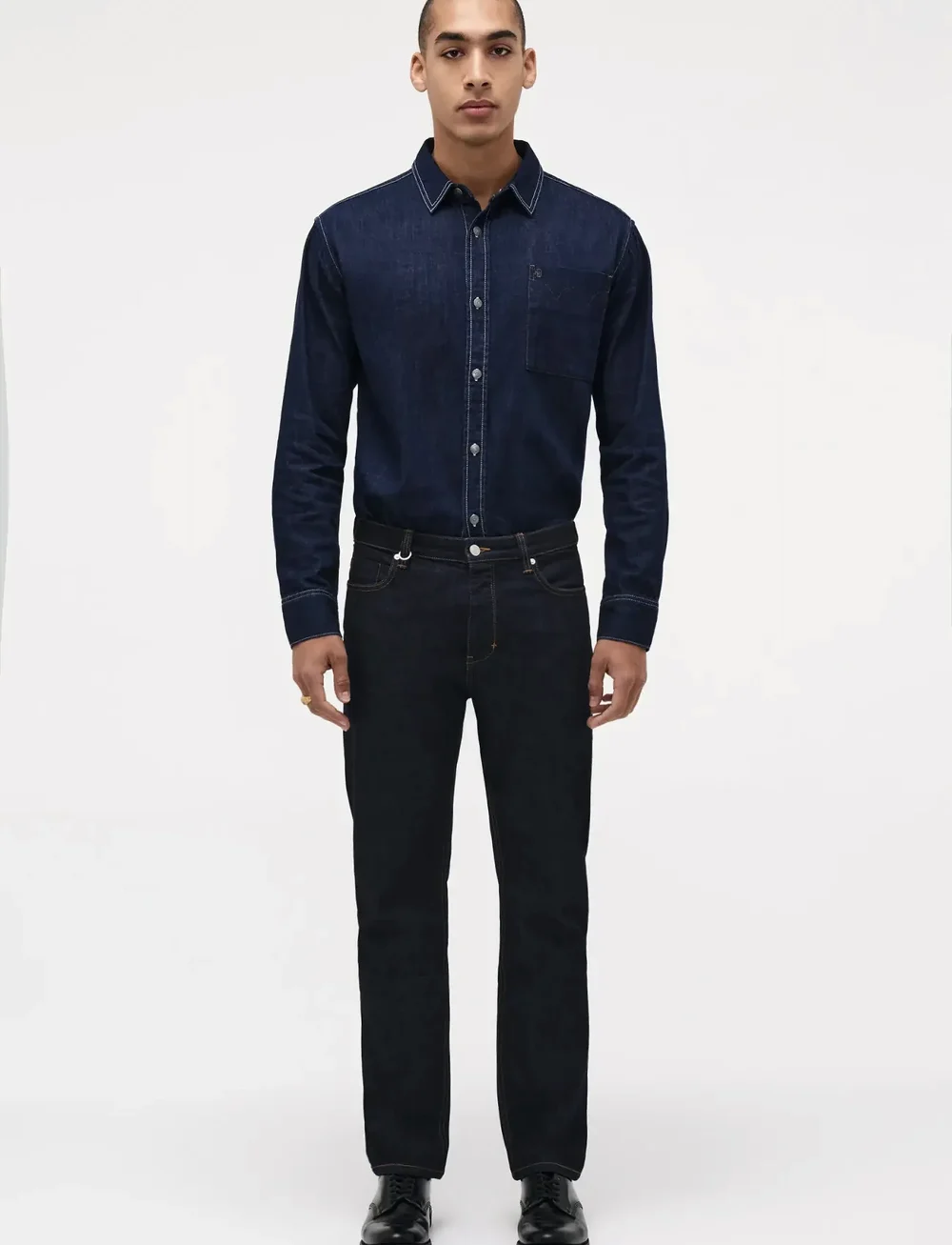 NEUW - RAY STRAIGHT CRUDOINDIGO - tavalised teksad - blue - 0