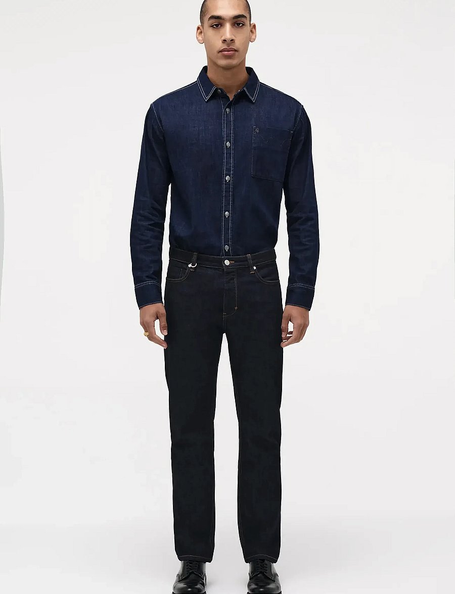 NEUW - RAY STRAIGHT CRUDOINDIGO - regular jeans - blue - 0