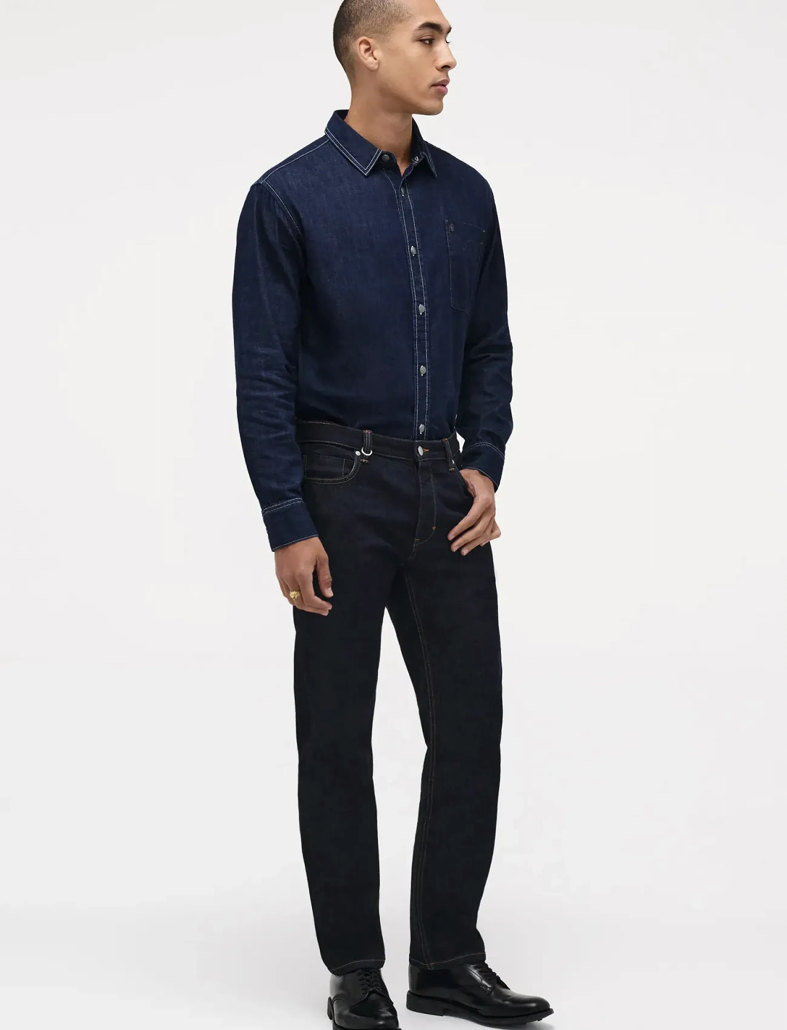 NEUW - RAY STRAIGHT CRUDOINDIGO - bukser & jeans - blue - 3
