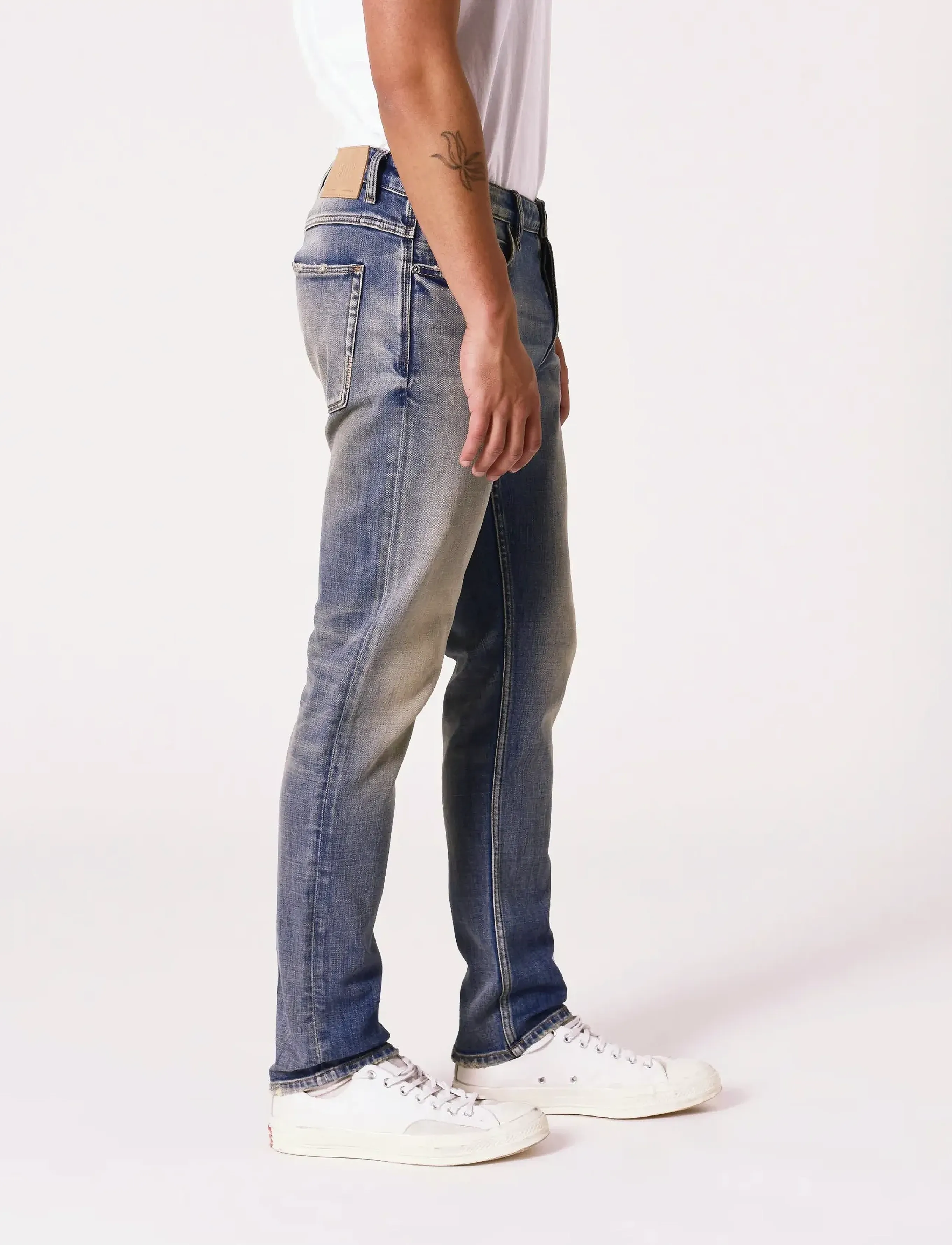 NEUW - LOU SLIM SILVERADOLIGHT VINTAGE INDIGO - slim-gallabuxur - blue - 3