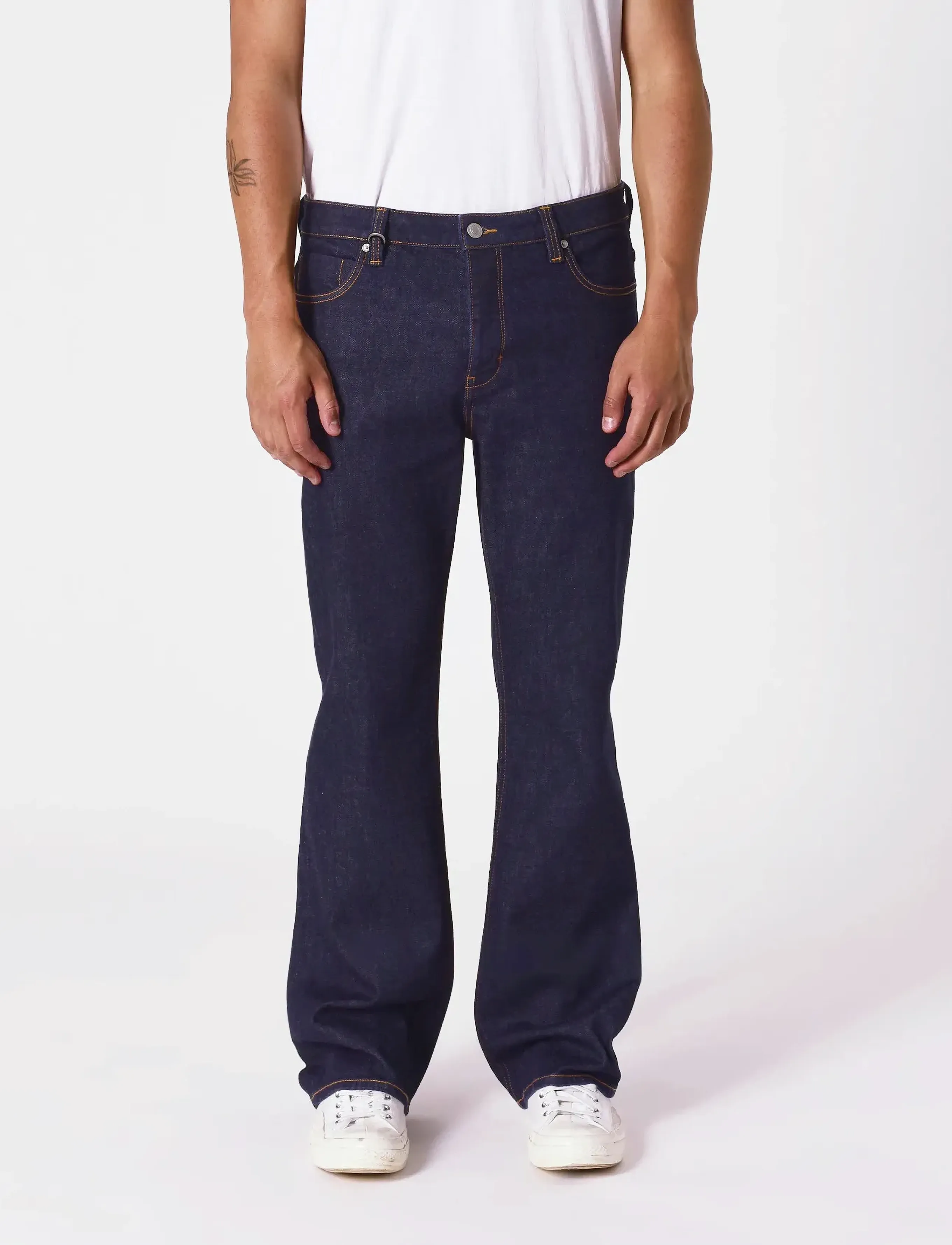 NEUW JULIAN FLARE CRUDO INDIGO - Jeans - BLUE / blue