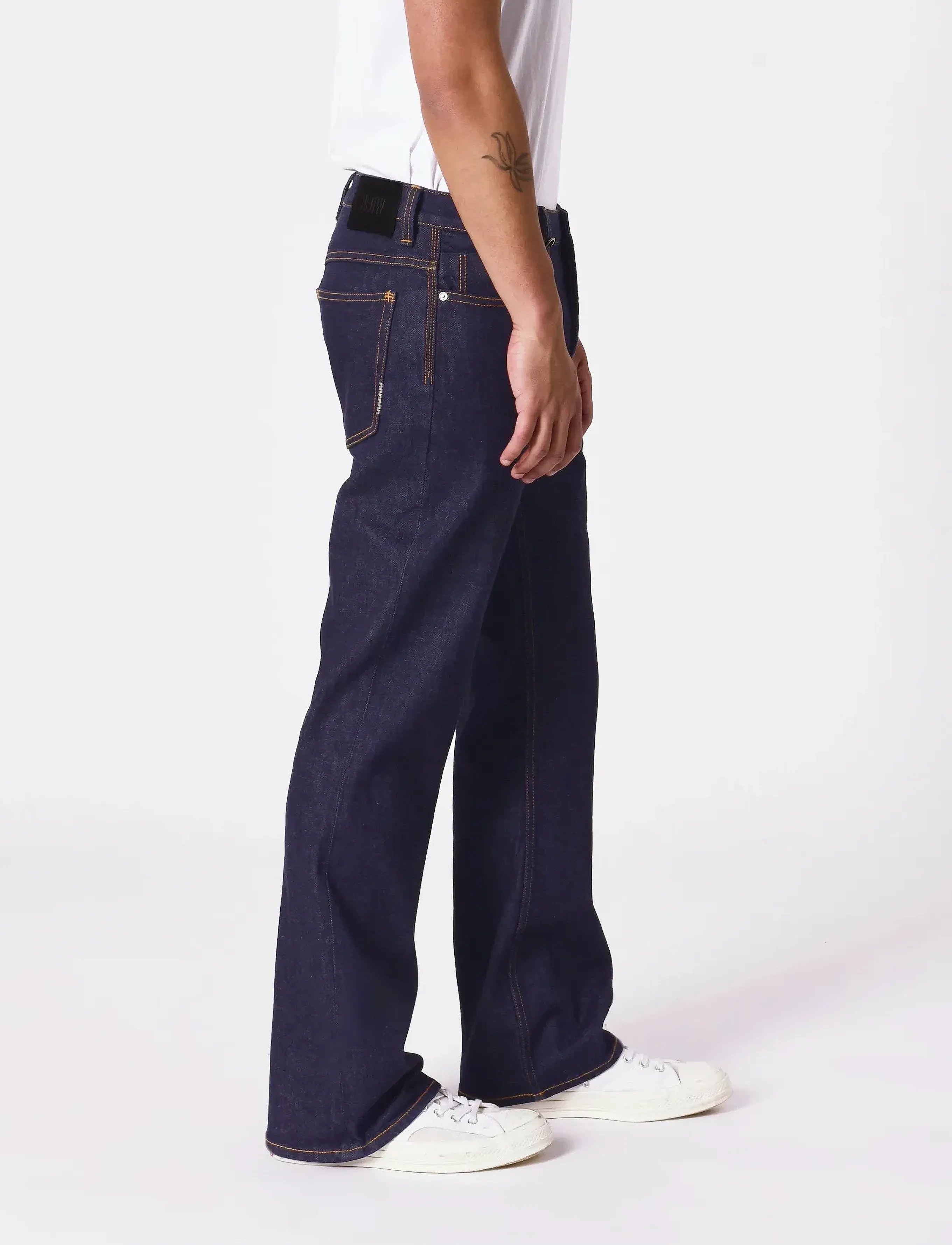 NEUW - JULIAN FLARE CRUDO INDIGO - tapered jeans - blue - 3