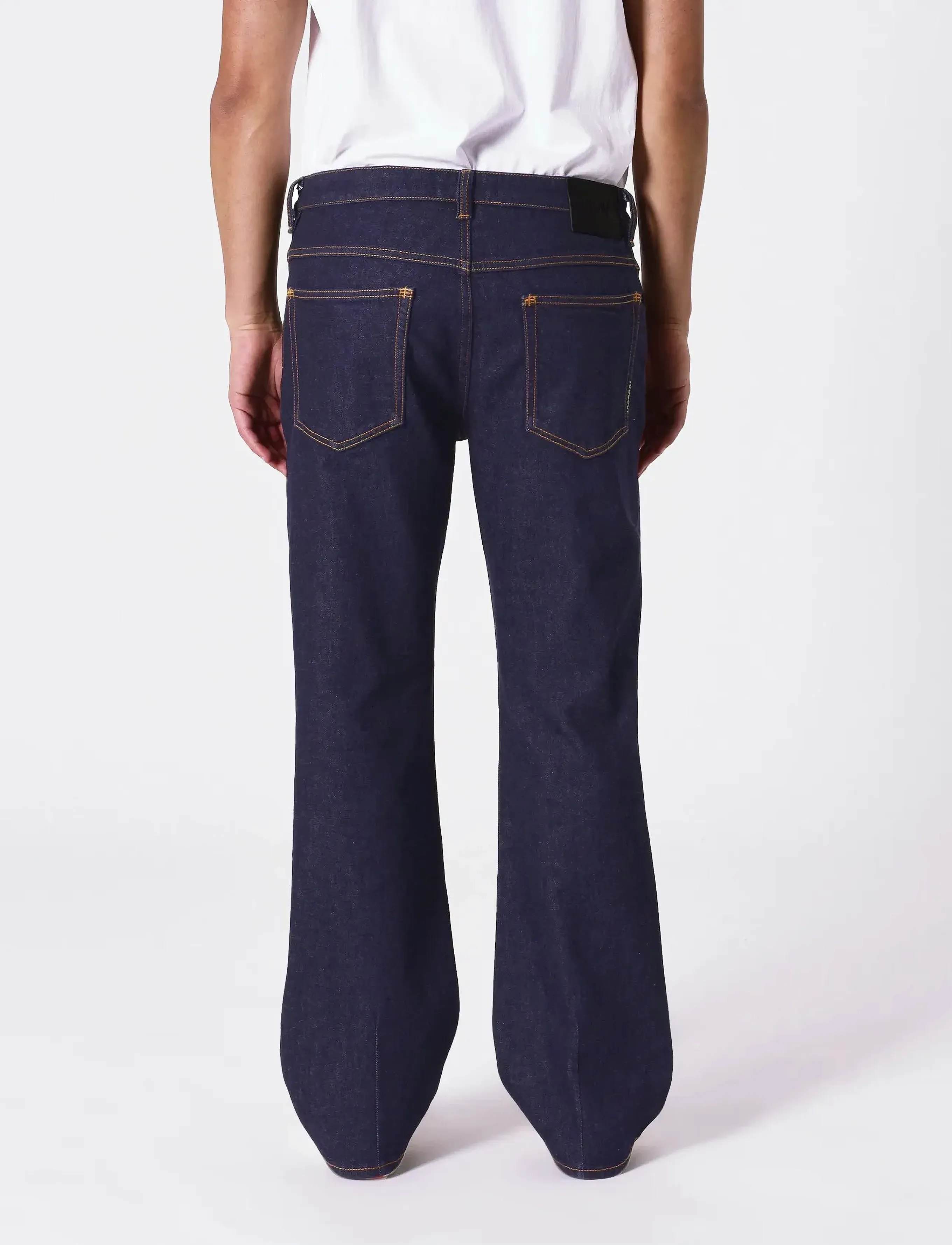 NEUW - JULIAN FLARE CRUDO INDIGO - tapered jeans - blue - 4