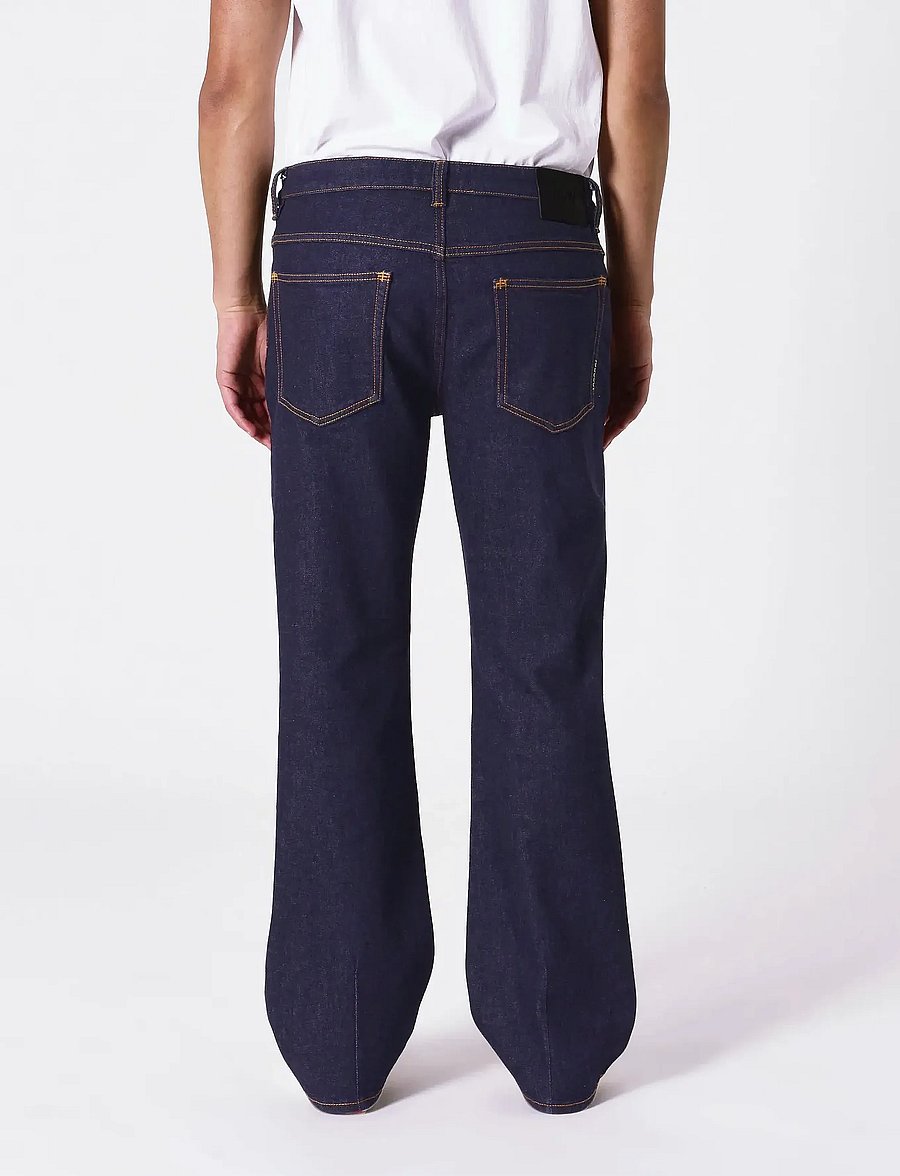 NEUW - JULIAN FLARE CRUDO INDIGO - tapered jeans - blue - 4