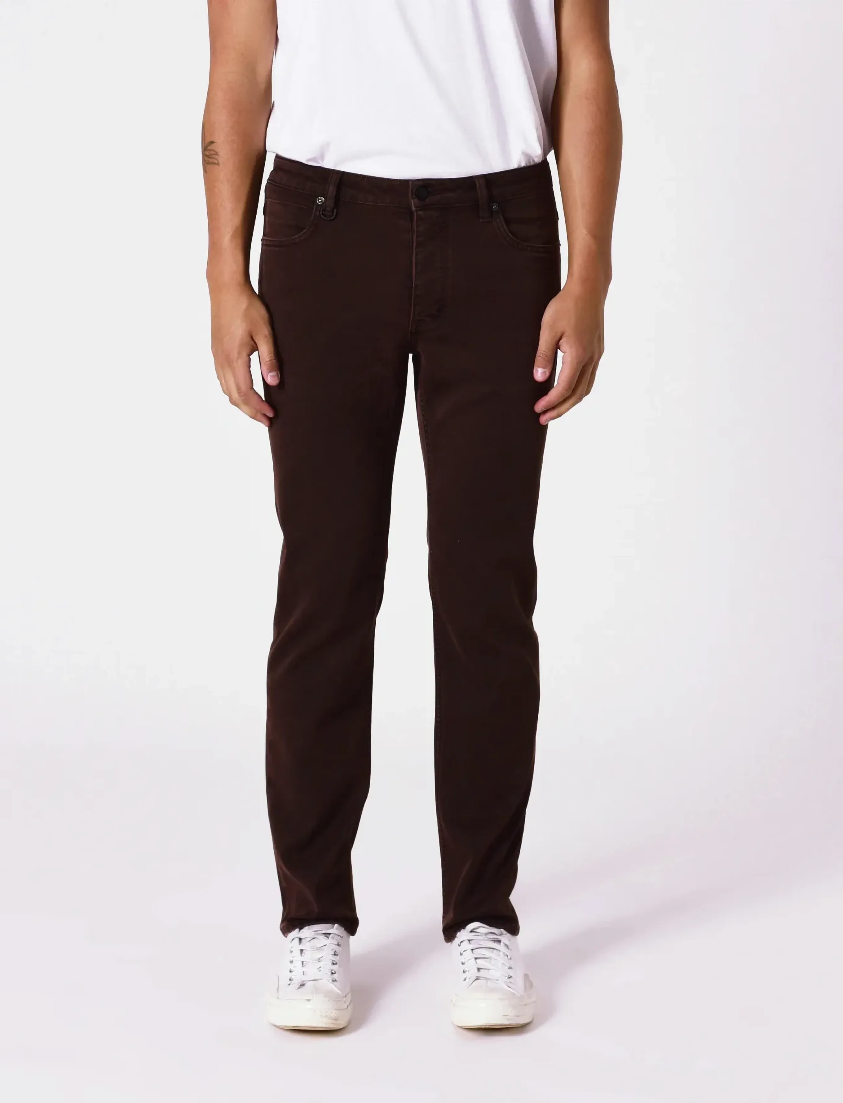 NEUW LOU STRAIGHT TERREUMBER - Riided - BROWN / brown