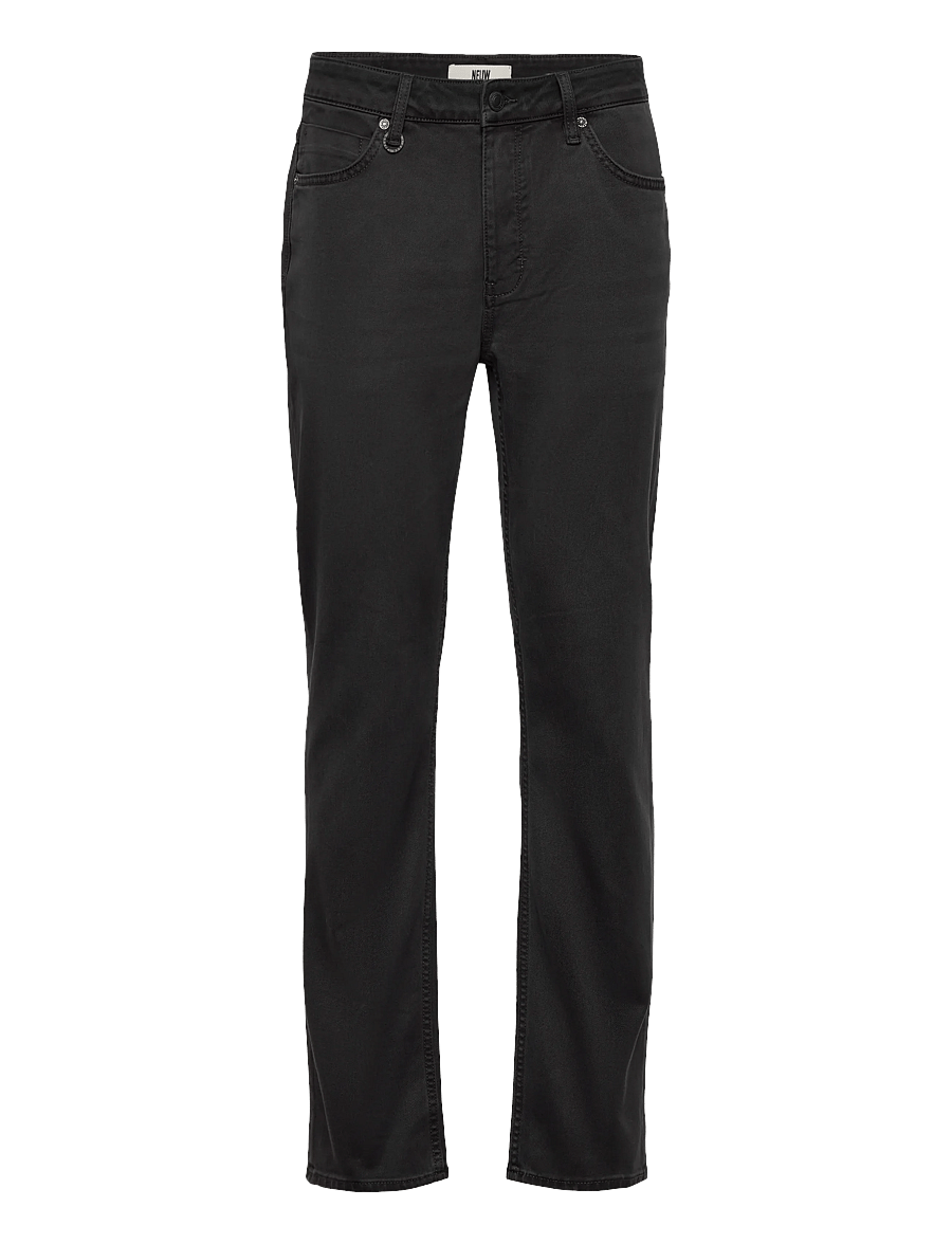 NEUW - LOU STRAIGHT NEROBLACK - regular piegriezuma džinsa bikses - black - 1