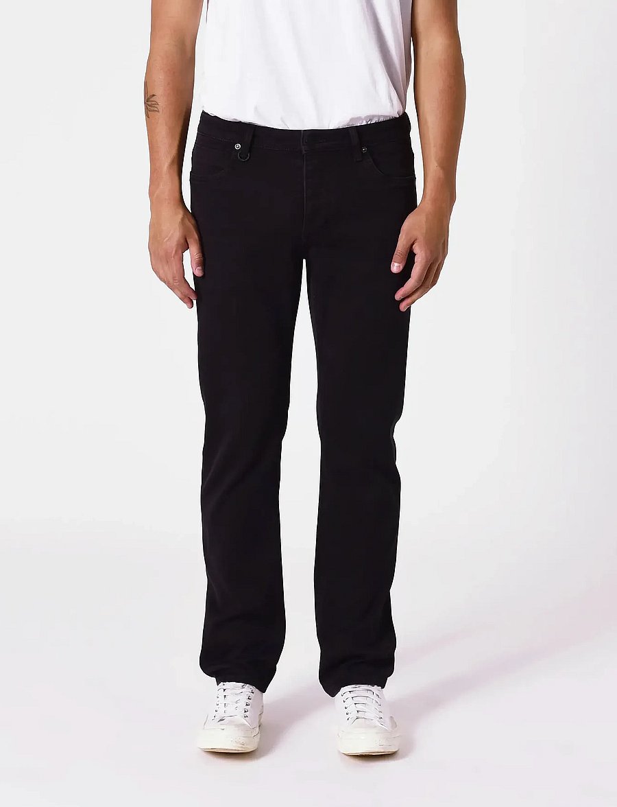 NEUW - LOU STRAIGHT NEROBLACK - regular piegriezuma džinsa bikses - black - 0