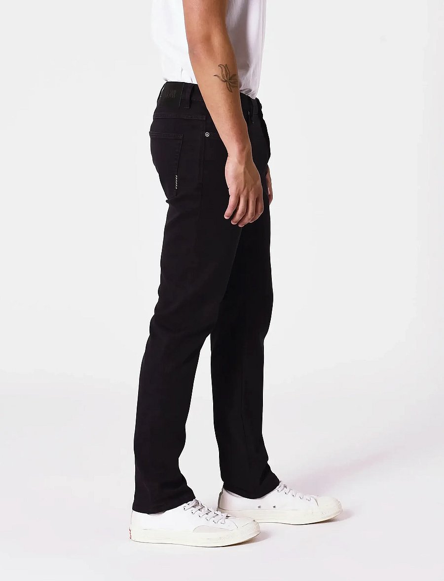 NEUW - LOU STRAIGHT NEROBLACK - regular piegriezuma džinsa bikses - black - 3