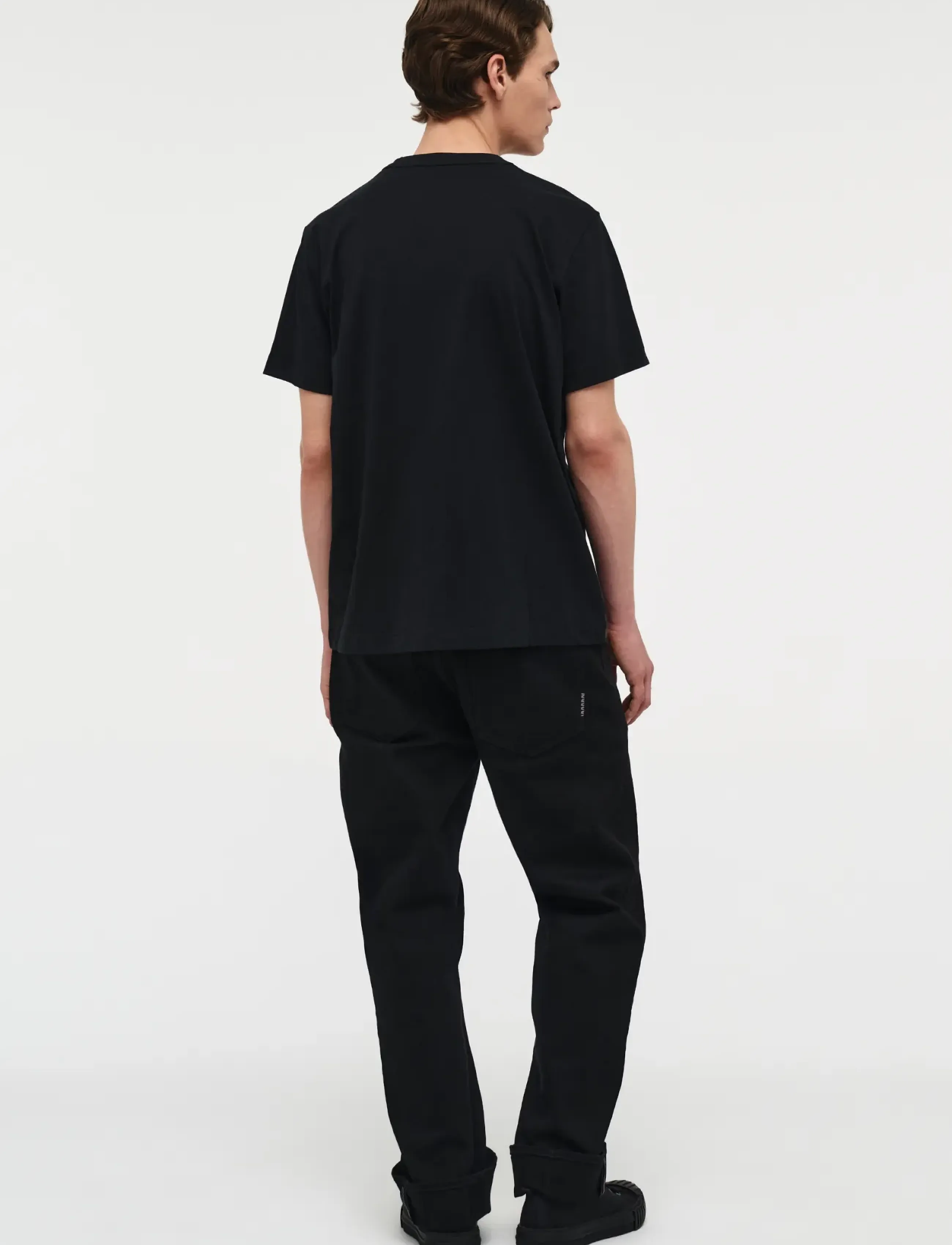 NEUW - LIAM RELAXED UMBRA - weite jeans - black - 3