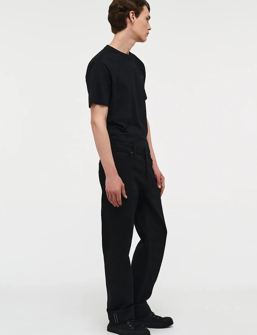NEUW - LIAM RELAXED UMBRA - weite jeans - black - 4