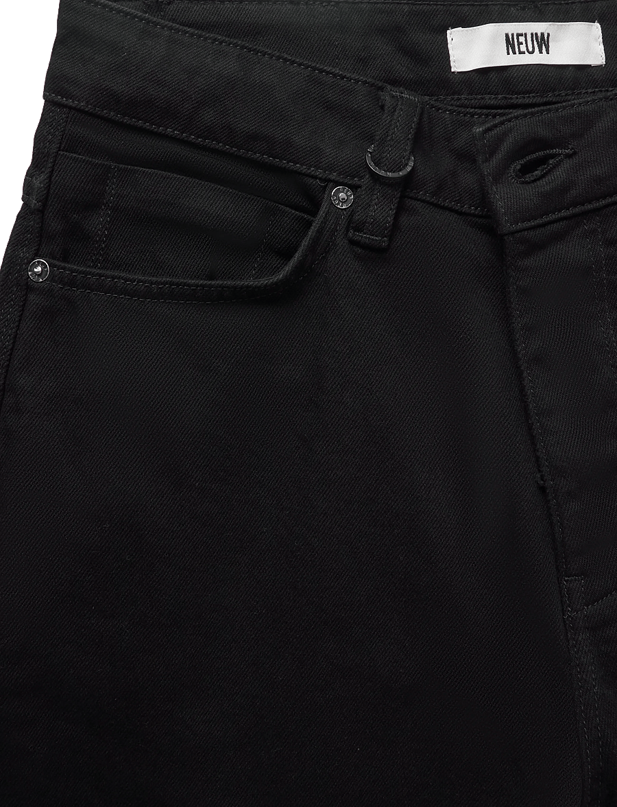 NEUW - LIAM RELAXED UMBRA - weite jeans - black - 5