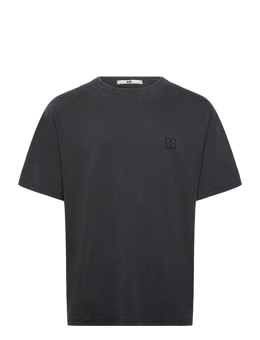 NEUW - NATURAL HIGH TEEWASHED BLACK - kurzärmelig - black - 1