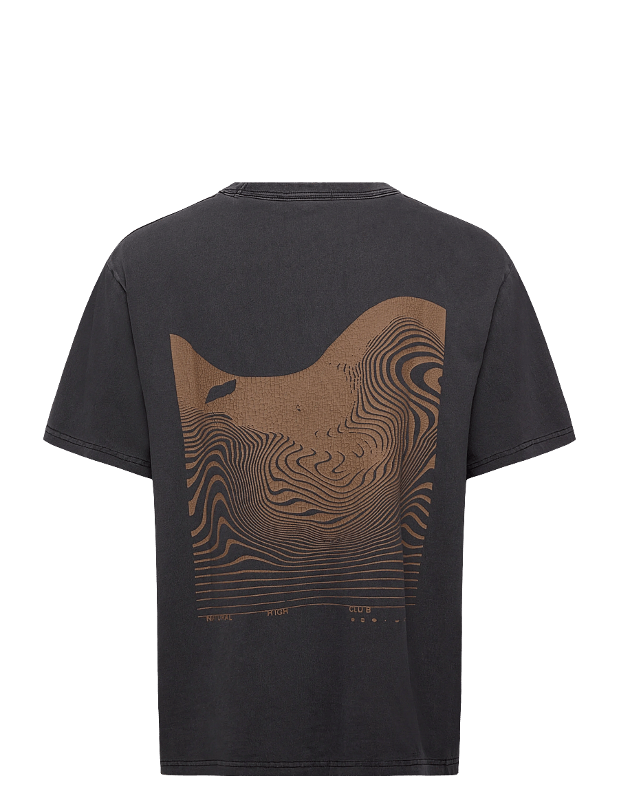 NEUW - NATURAL HIGH TEEWASHED BLACK - kurzärmelig - black - 2