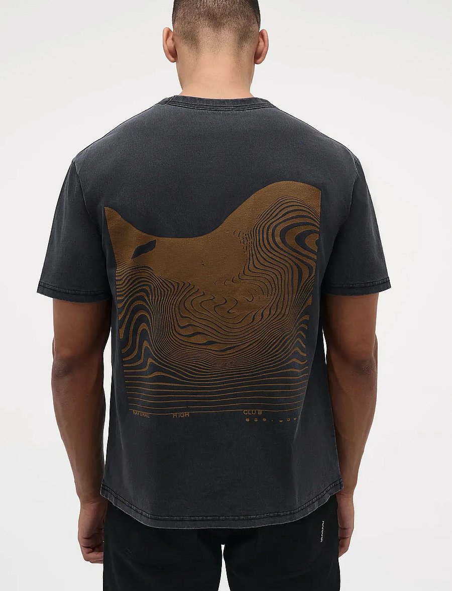 NEUW - NATURAL HIGH TEEWASHED BLACK - kurzärmelig - black - 4