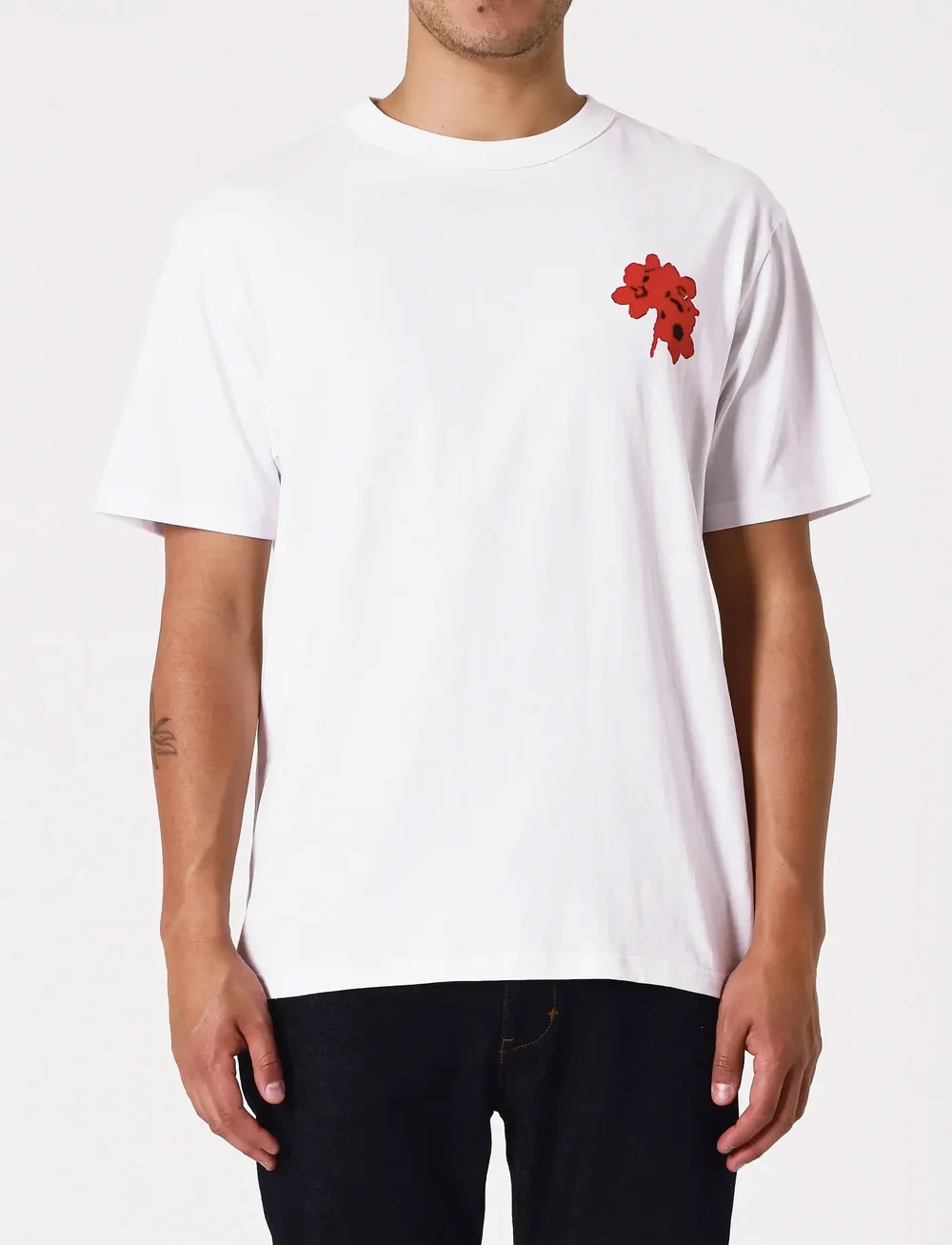 NEUW - MEADOW TEEWHITE - marškinėliai trumpomis rankovėmis - white - 0