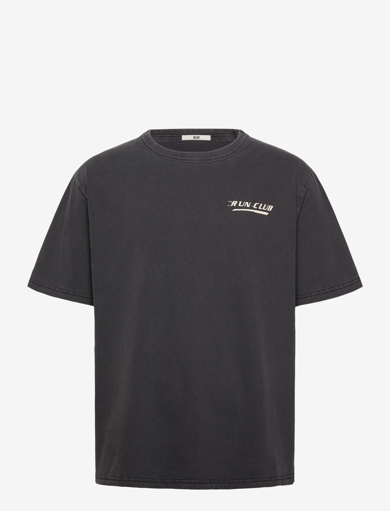 NEUW - INCLINE TEEWASHED BLACK - sügisesed riided - black - 0