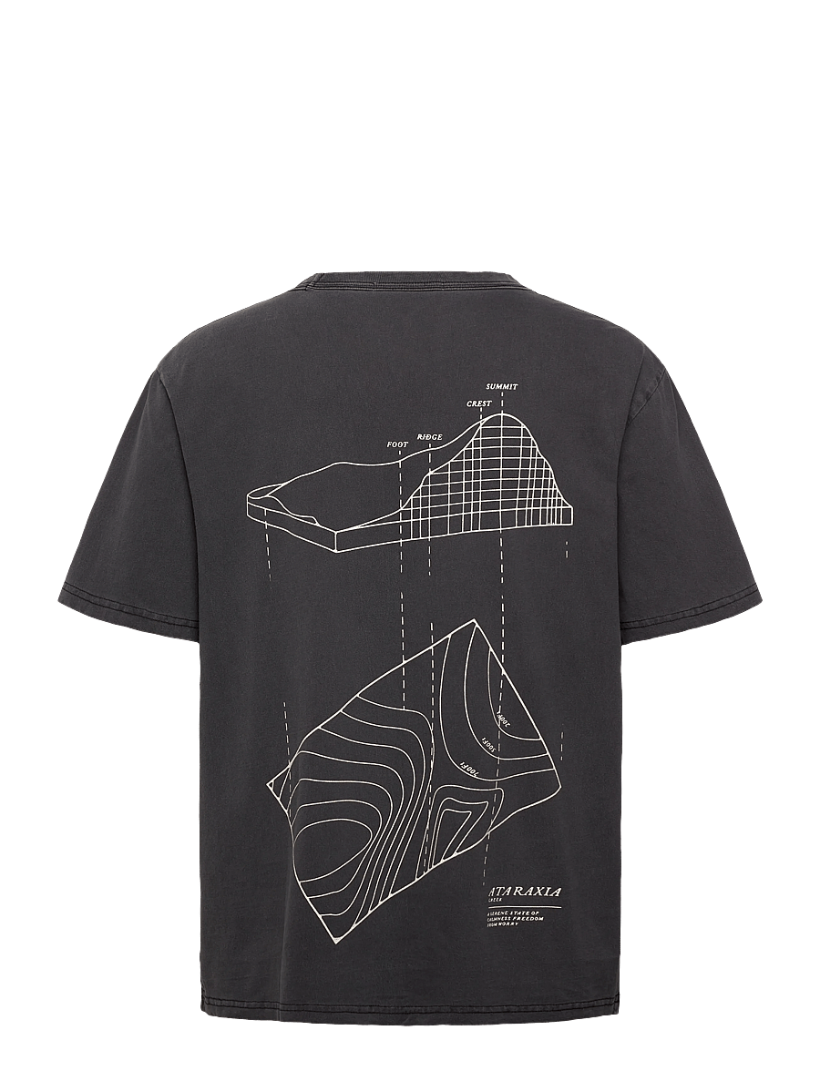NEUW - INCLINE TEEWASHED BLACK - short-sleeved t-shirts - black - 2