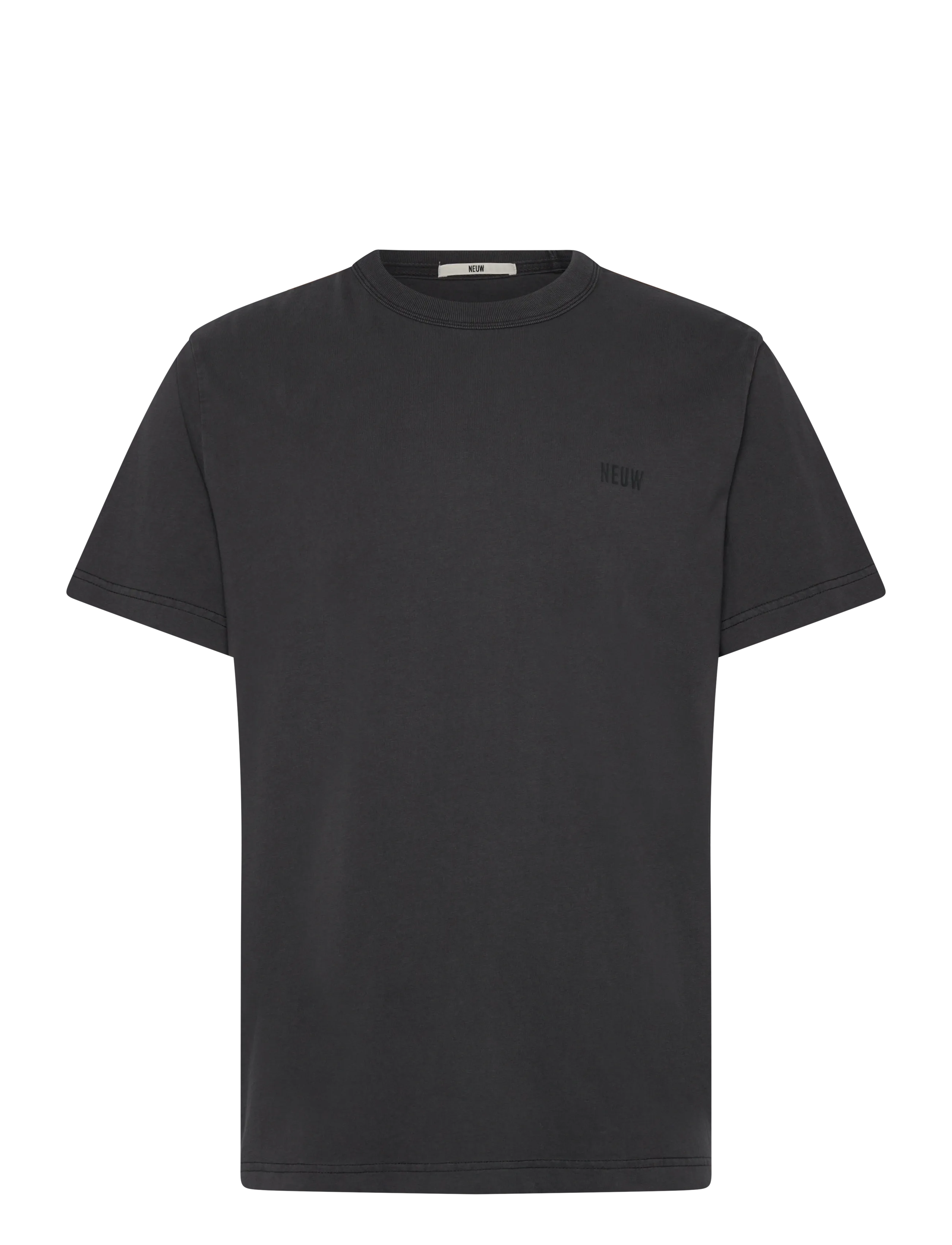 NEUW WORDMARK TEE OAT - BLACK