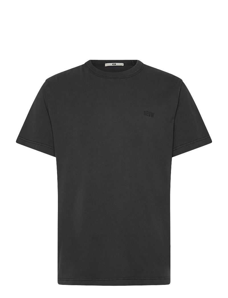 NEUW - NEUW WORDMARK TEE BLACK - kurzärmelig - black - 1