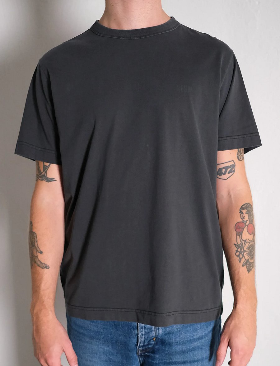NEUW - NEUW WORDMARK TEE SABLE - lühikeste varrukatega t-särgid - black - 0