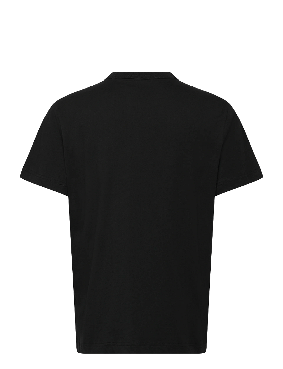 NEUW - NEUW WORDMARK TEE SABLE - short-sleeved t-shirts - black - 2