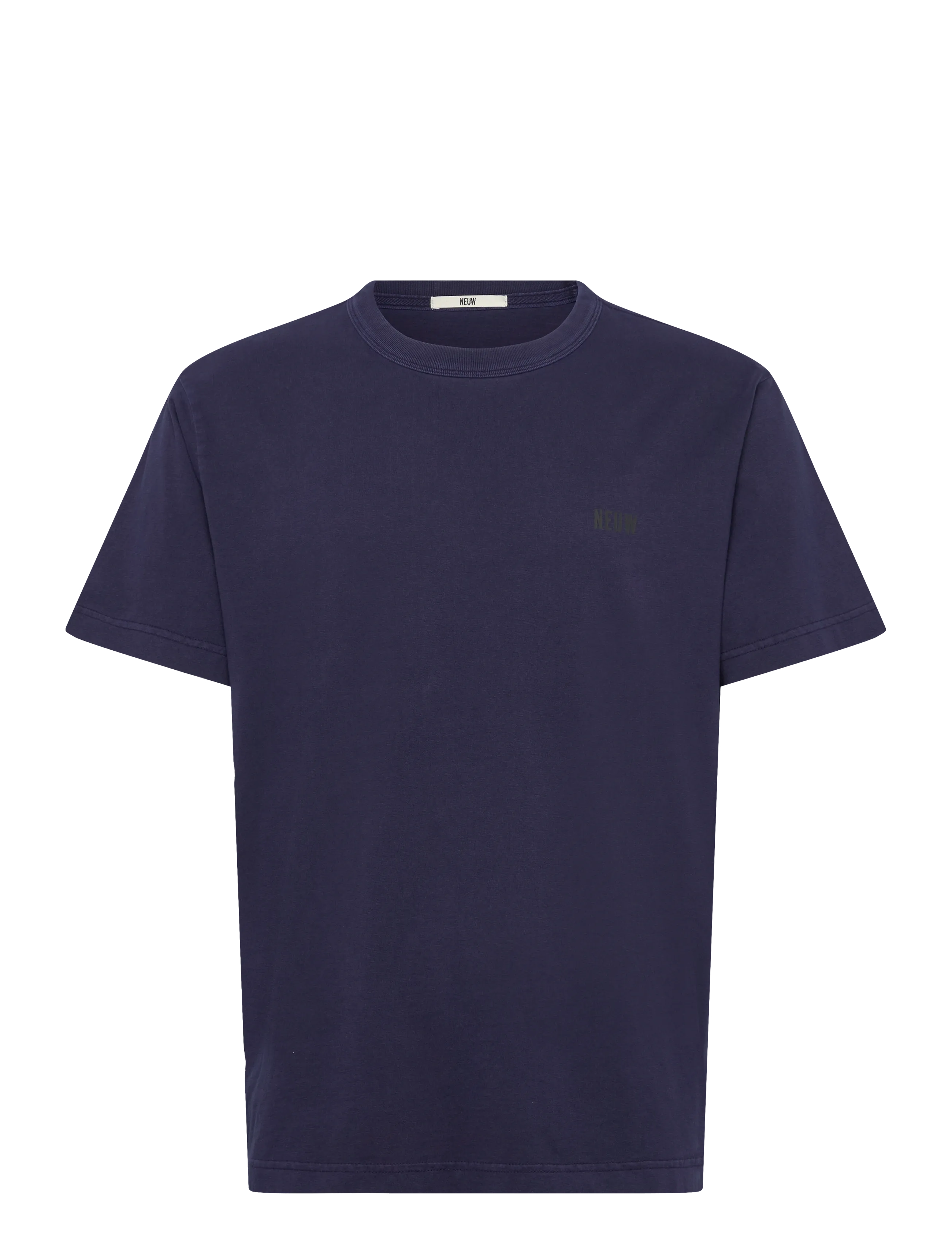 NEUW NEUW WORDMARK TEE EMERALD - Suosikit - BLUE / navy