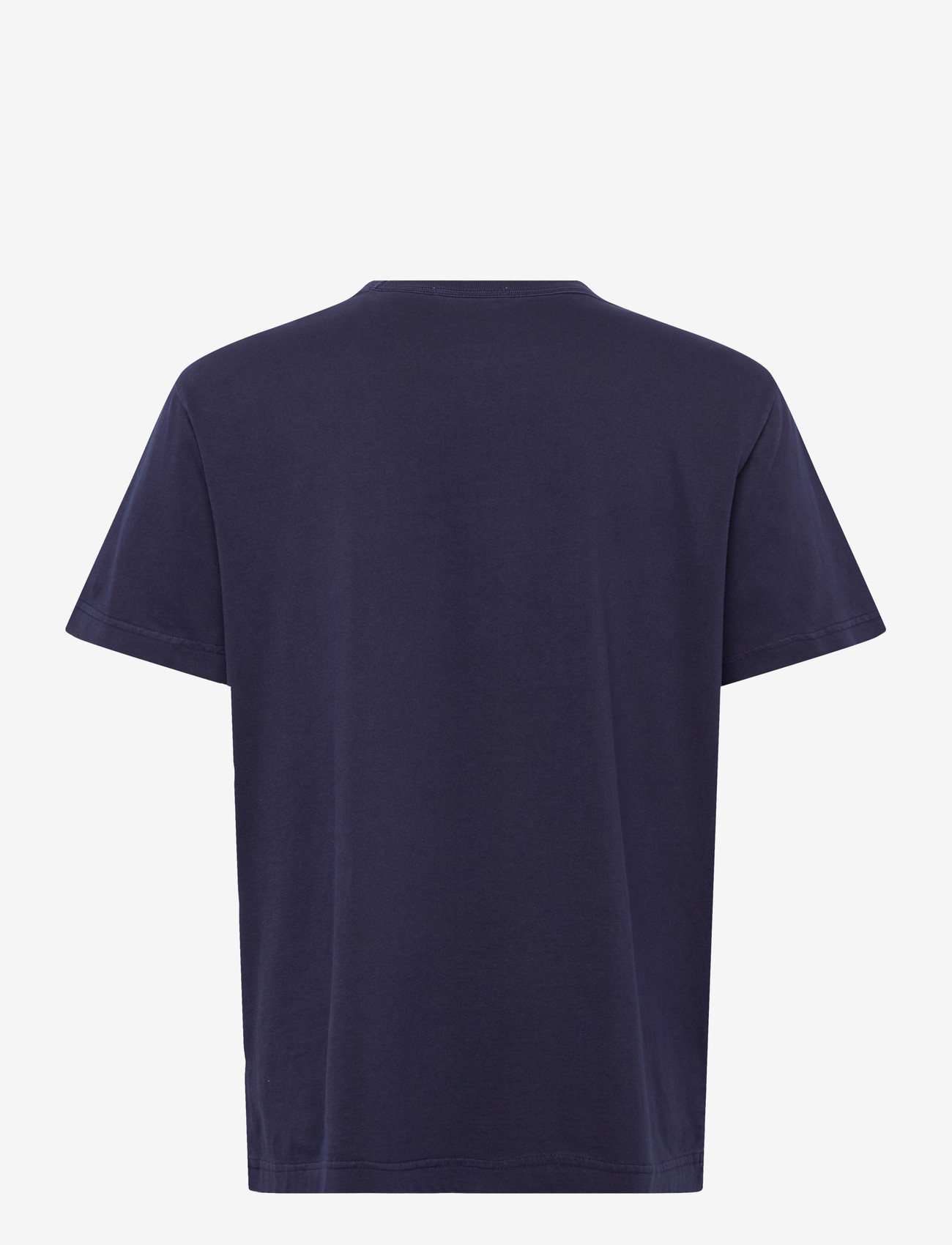 NEUW - NEUW WORDMARK TEE BLACK - stutterma bolir - blue - 1