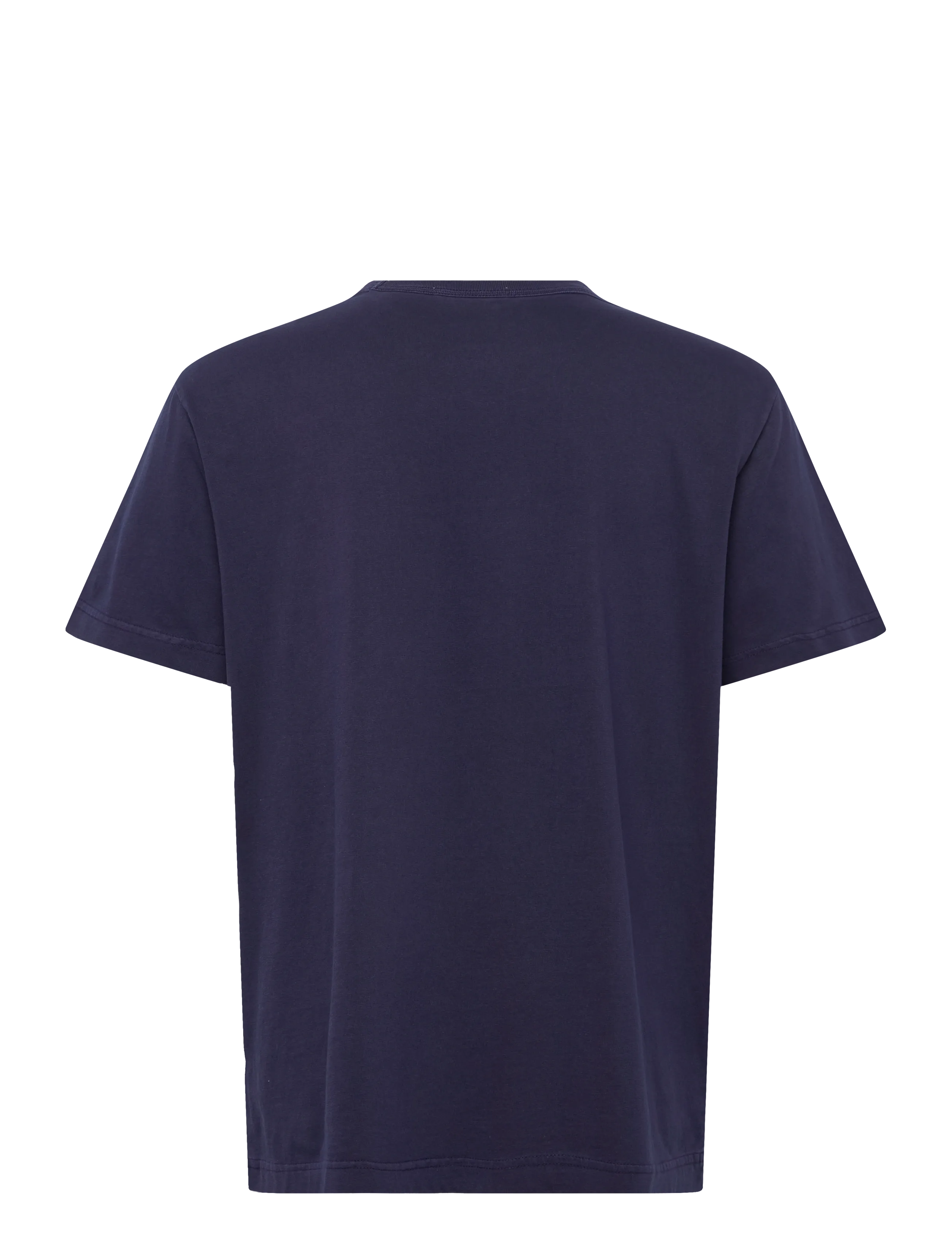 NEUW - NEUW WORDMARK TEE WASHED BLACK - kortærmede t-shirts - blue - 1