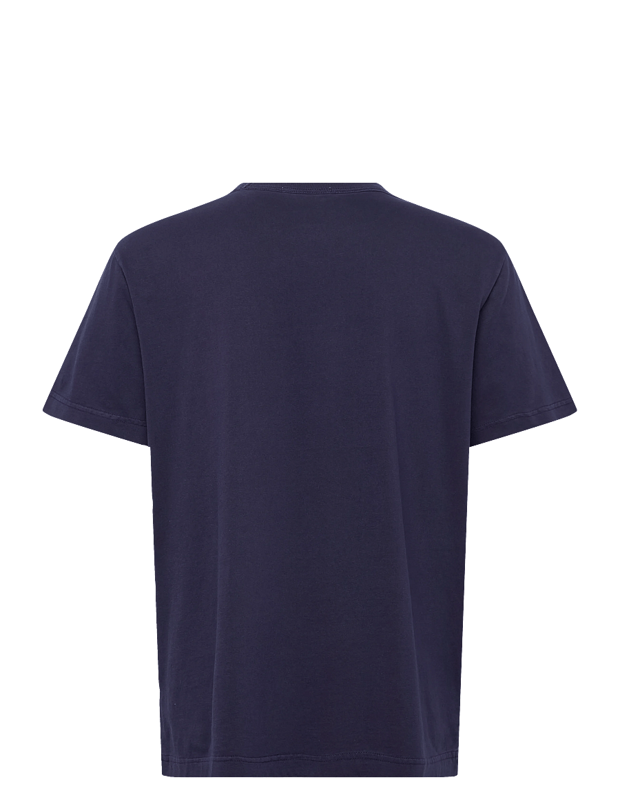 NEUW - NEUW WORDMARK TEE SABLE - kortärmade t-shirts - blue - 1