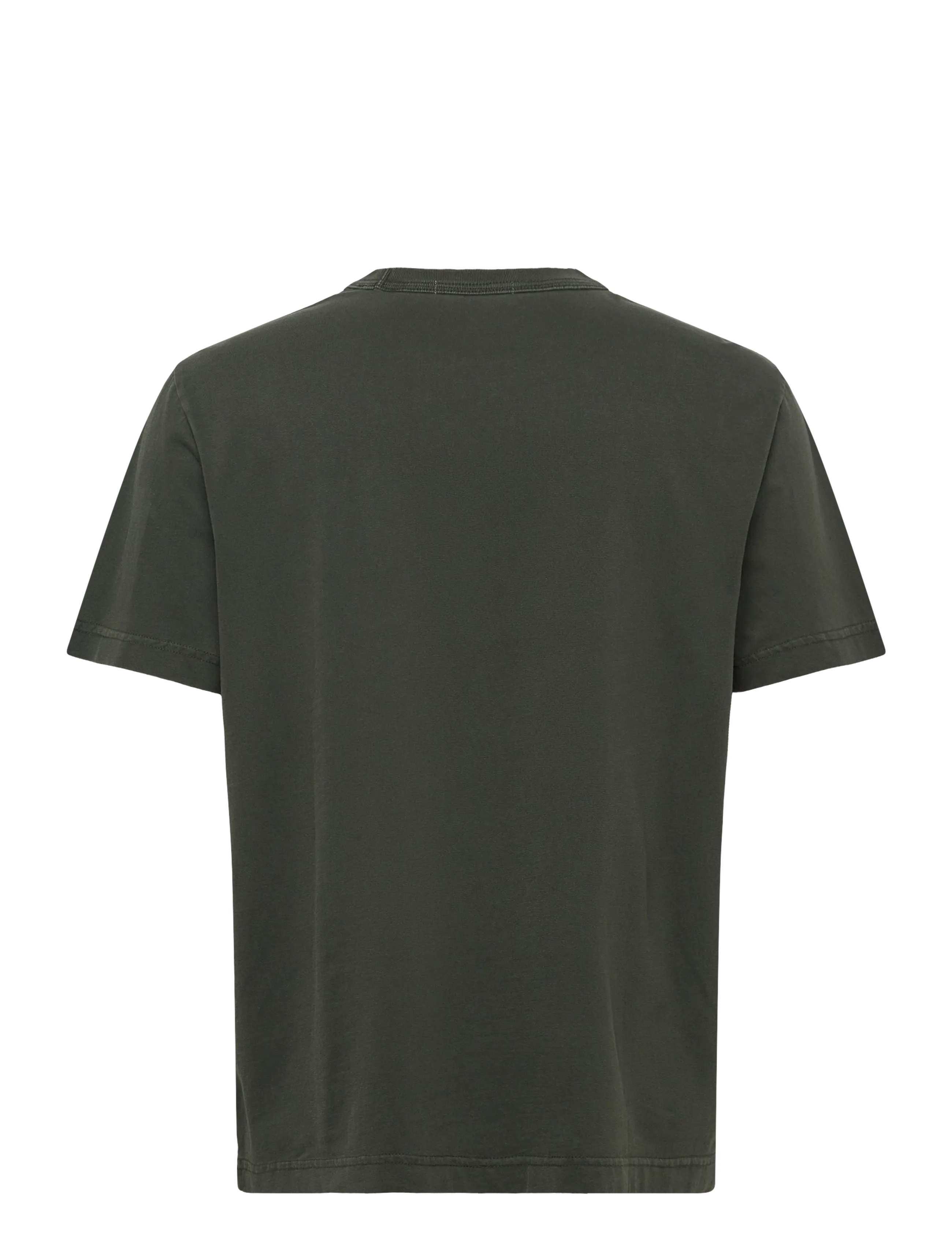NEUW - NEUW WORDMARK TEE WASHED BLACK - short-sleeved t-shirts - green - 1