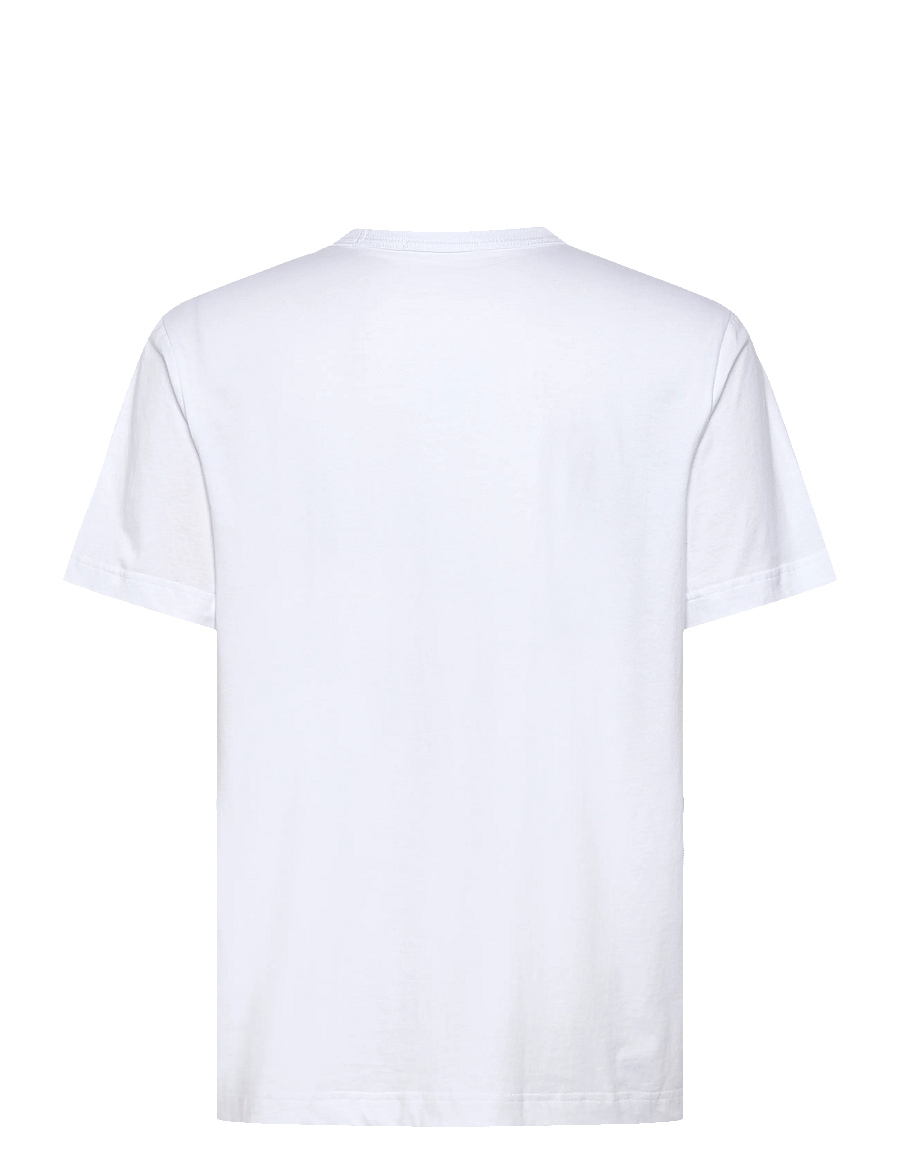 NEUW - NEUW WORDMARK TEE SABLE - short-sleeved t-shirts - white - 2
