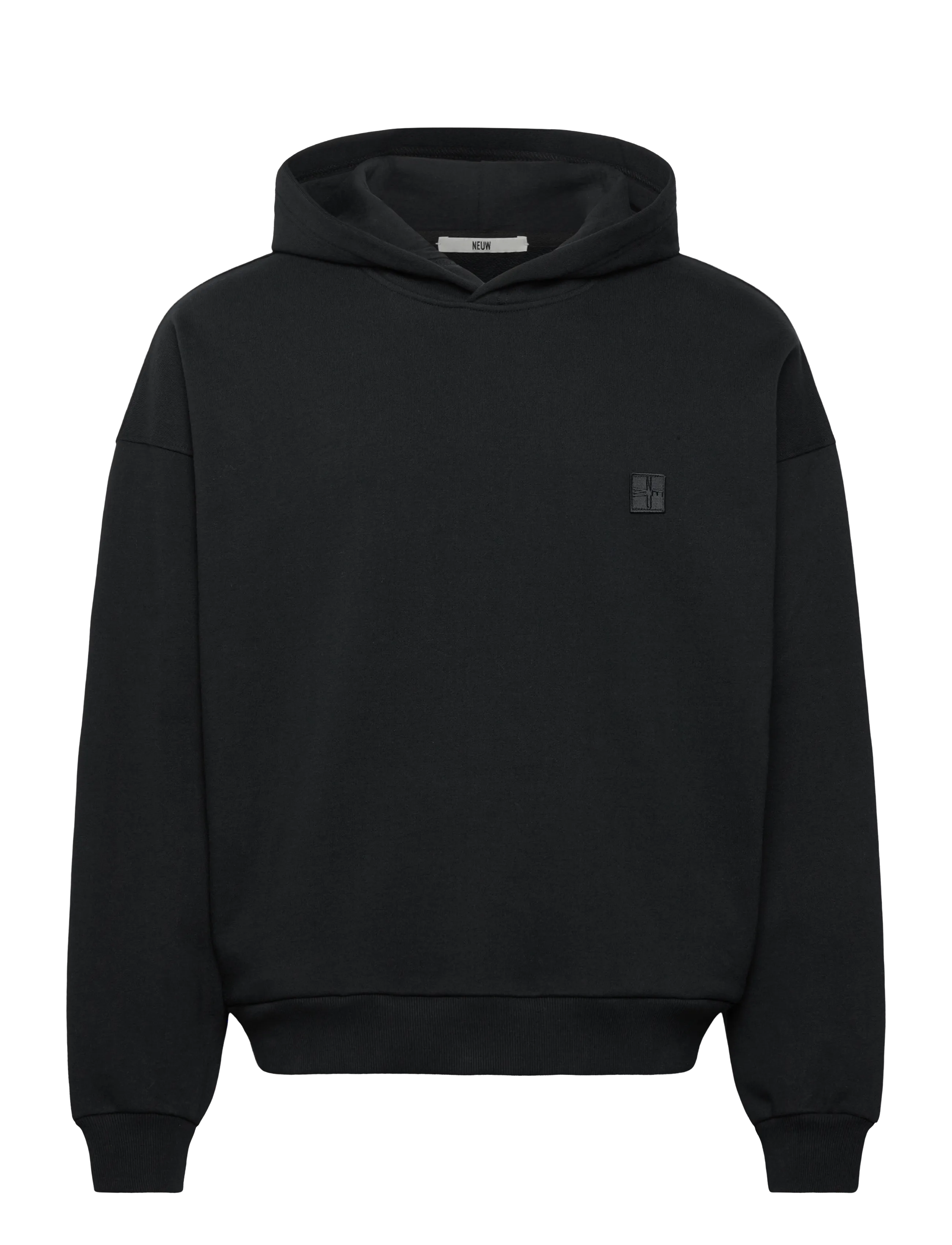 NEUW OVERSIZED HOODIEBLACK - Sweatshirts & hættetrøjer - BLACK / black