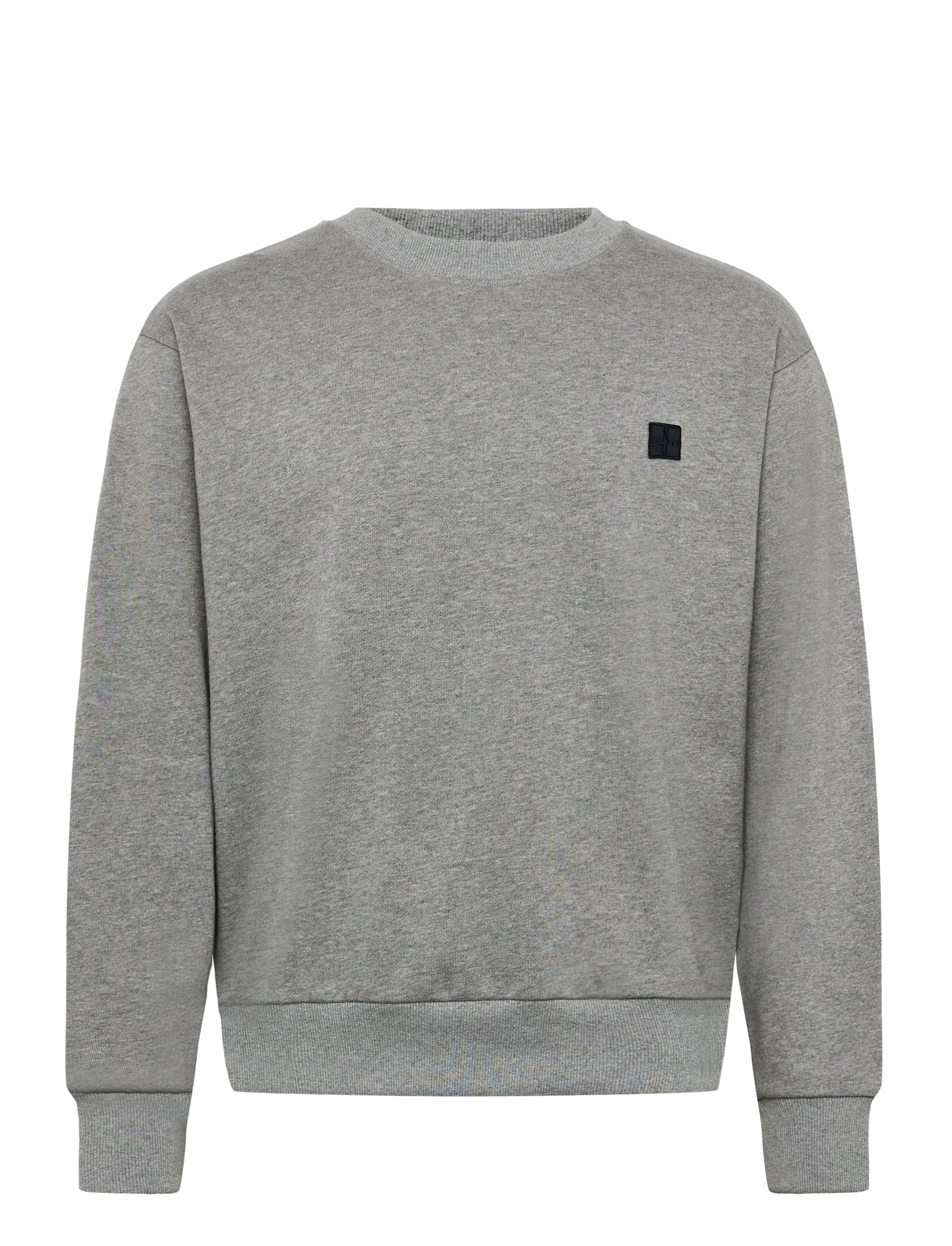 NEUW FLEECE CREW SWEATER GREY MARLE - NEUW - GREY / grey