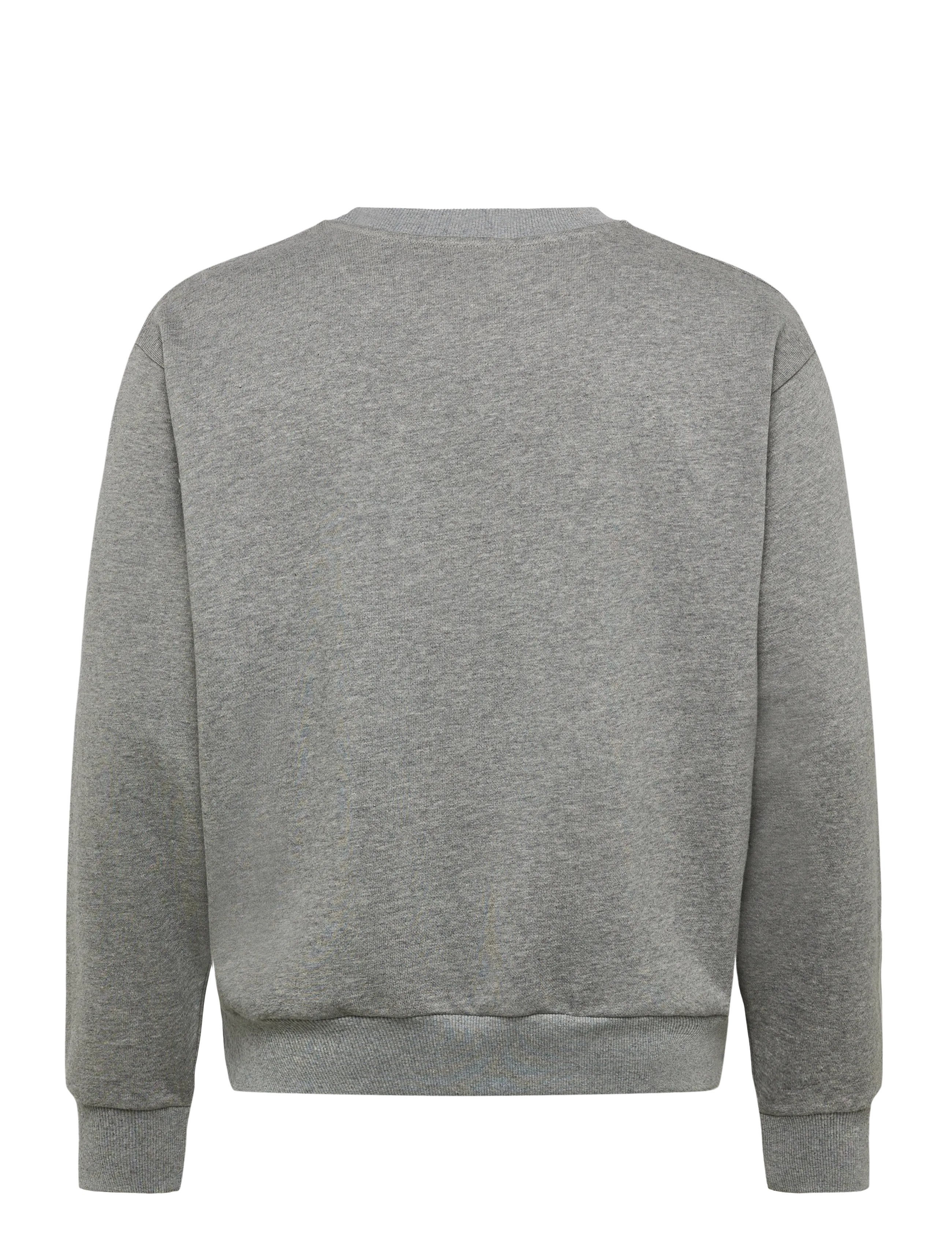 NEUW - FLEECE CREW SWEATER GREY MARLE - sweatshirts - grey - 2