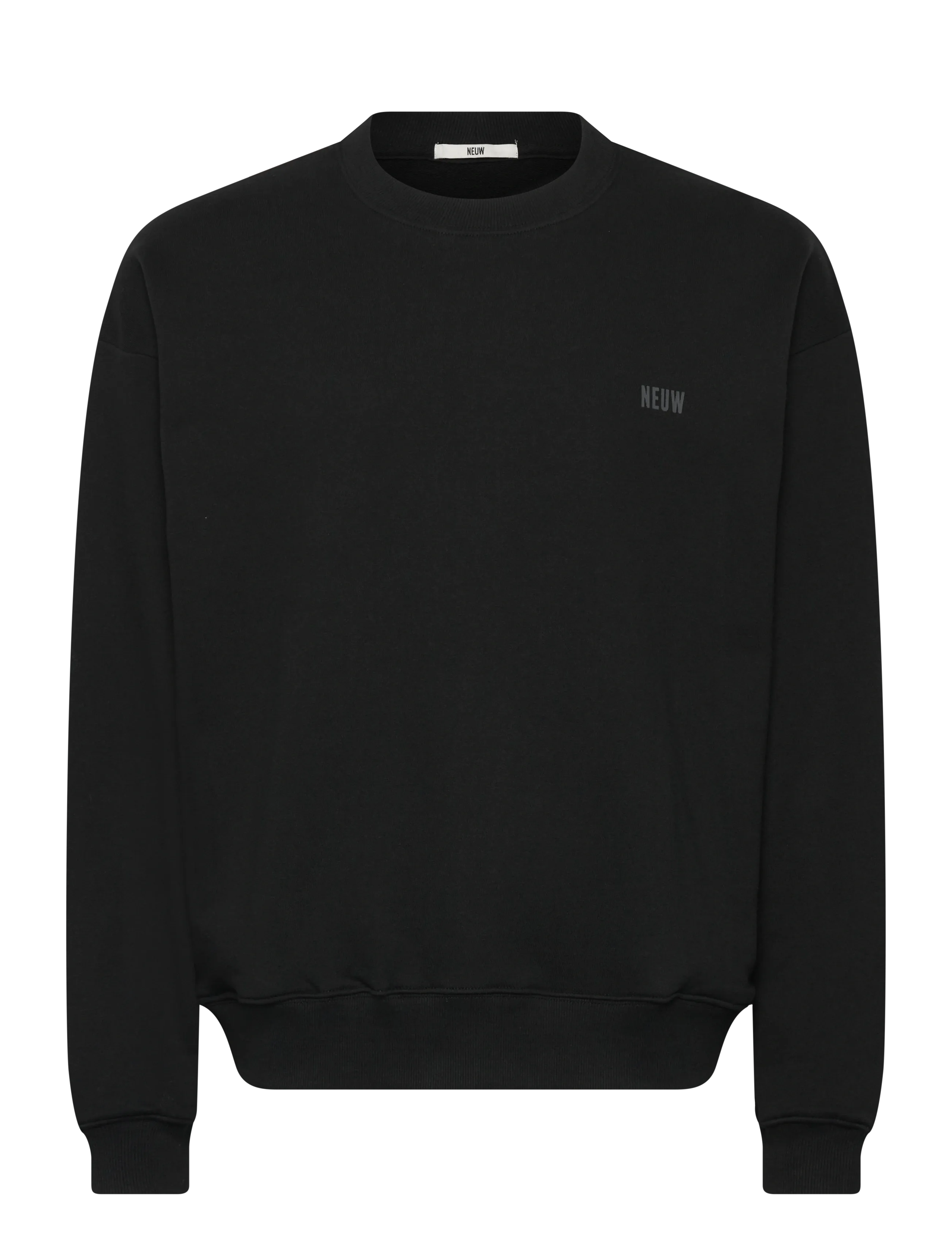 NEUW WORDMARK CREW - BLACK