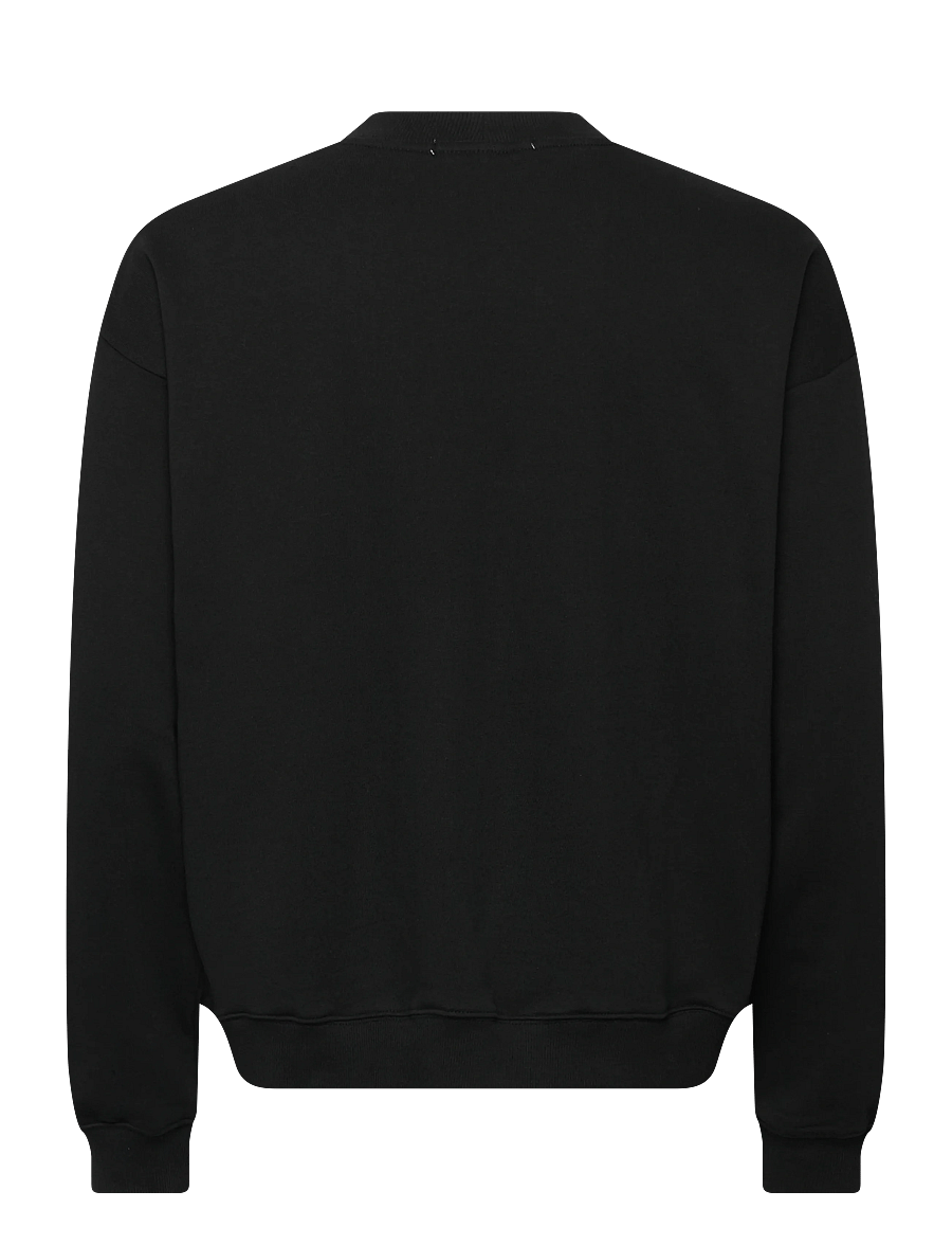NEUW - NEUW WORDMARK CREW - sweatshirts - black - 2