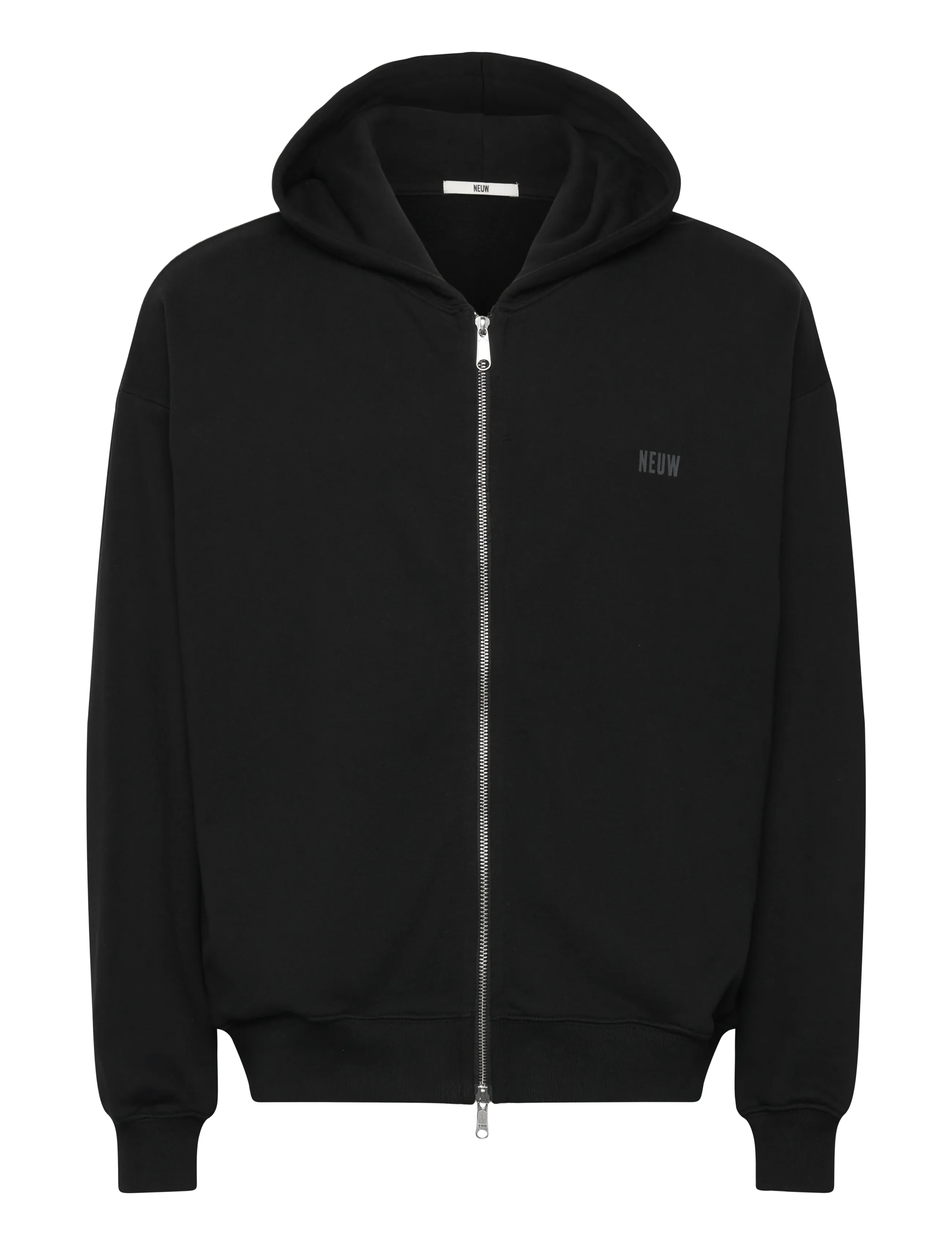 NEUW NEUW WORDMARK HOODIE BLACK - Sweatshirts & Kapuzenpullover - BLACK / black
