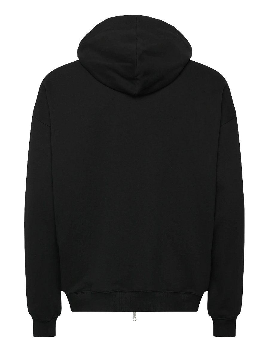NEUW - NEUW WORDMARK HOODIE PEYOTE - hættetrøjer - black - 2