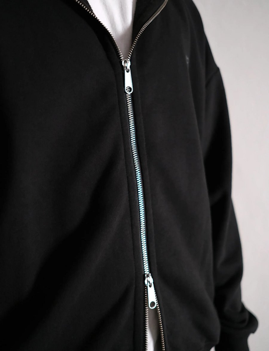 NEUW - NEUW WORDMARK HOODIE PEYOTE - hættetrøjer - black - 3