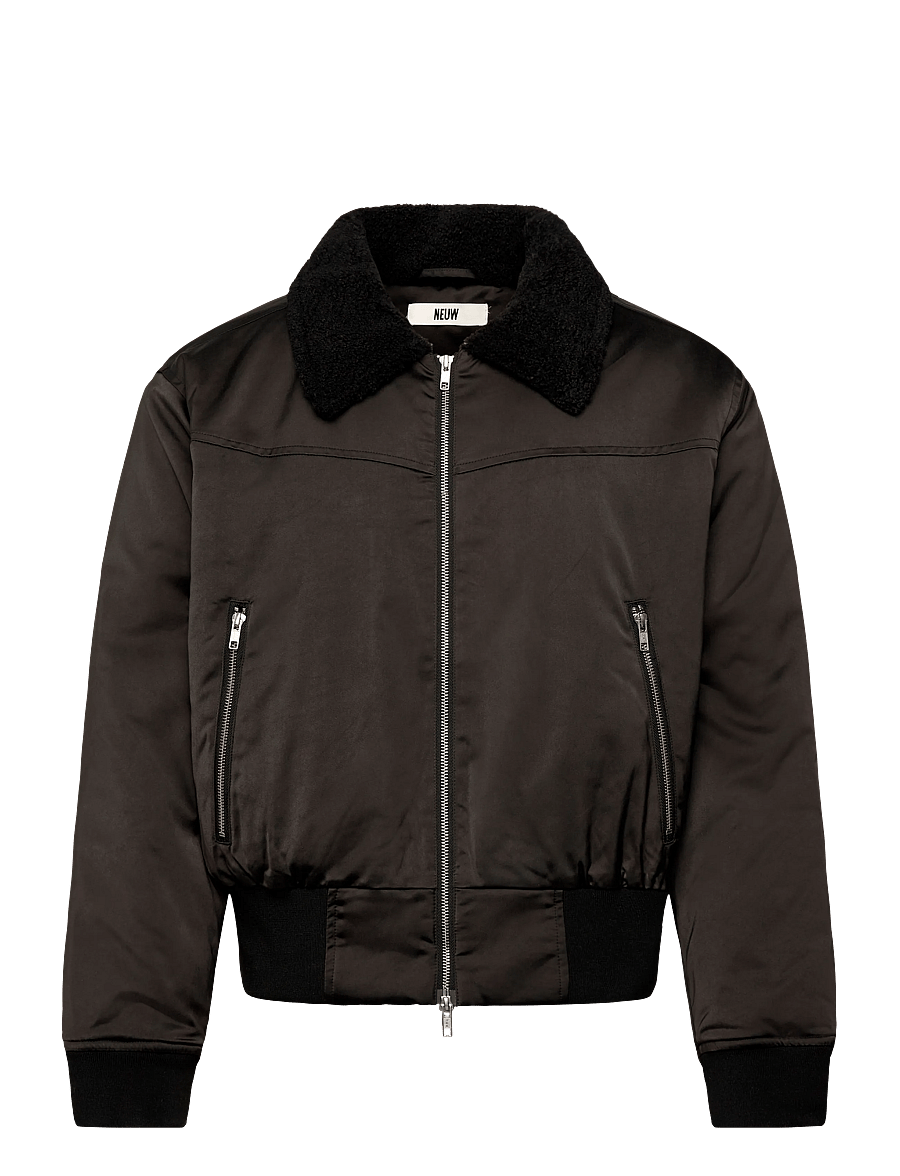 NEUW - FLIGHT BOMBER BLACK - sügisjoped - black - 1