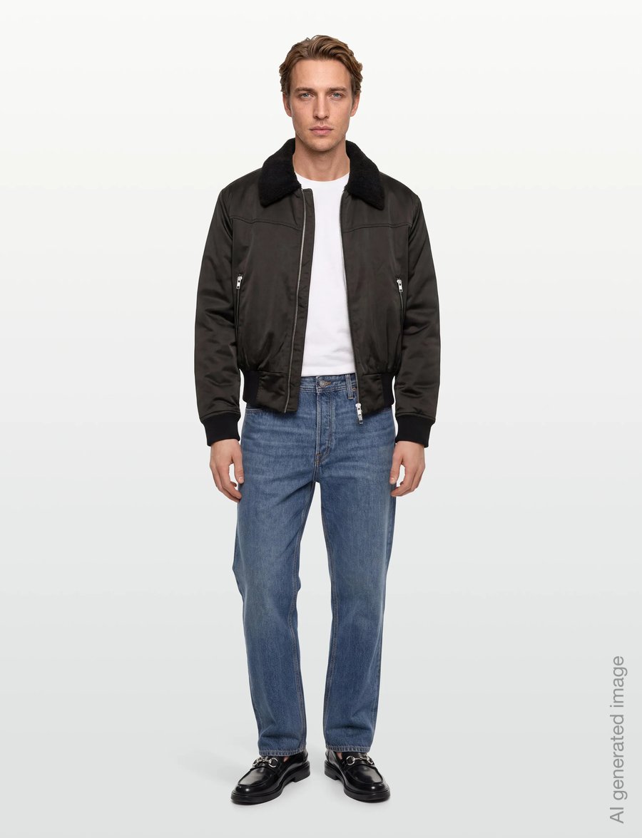 NEUW - FLIGHT BOMBER BLACK - sügisjoped - black - 0