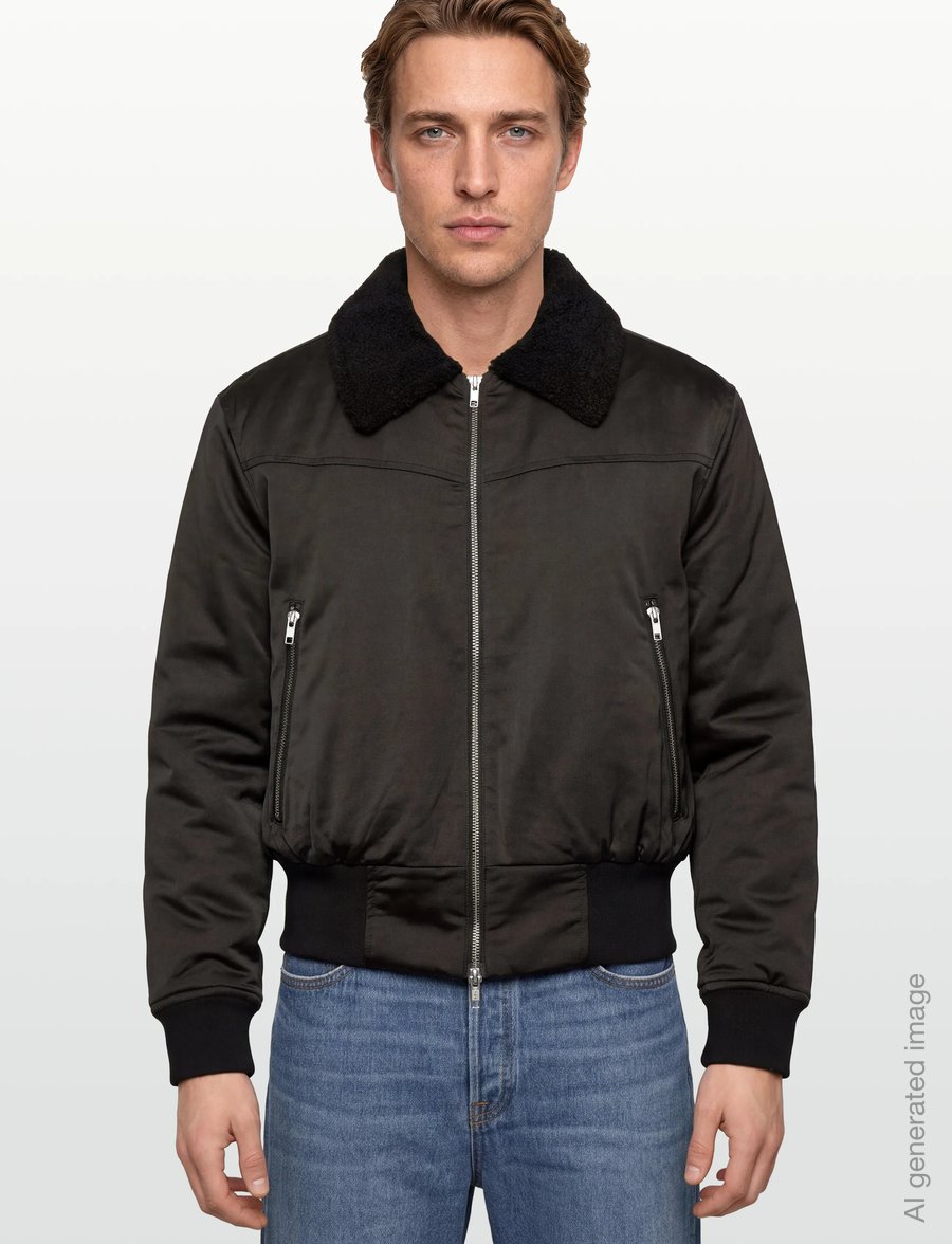 NEUW - FLIGHT BOMBER BLACK - sügisjoped - black - 3