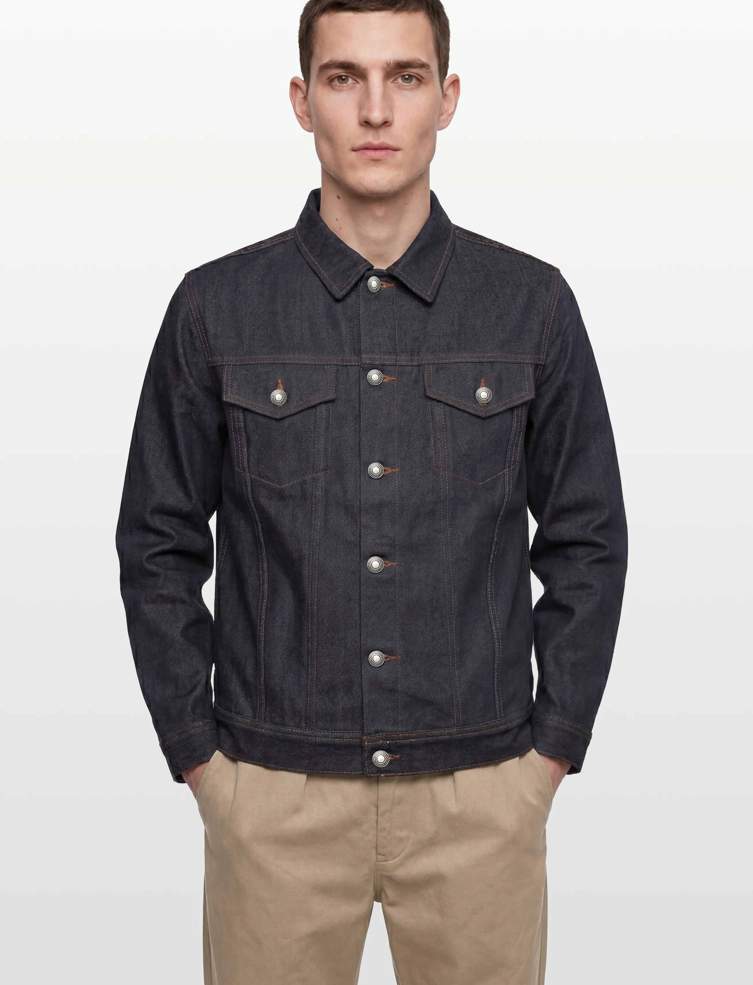 Neuw Type-3 Resonate Raw Indigo jeansjackor herr – bild 2