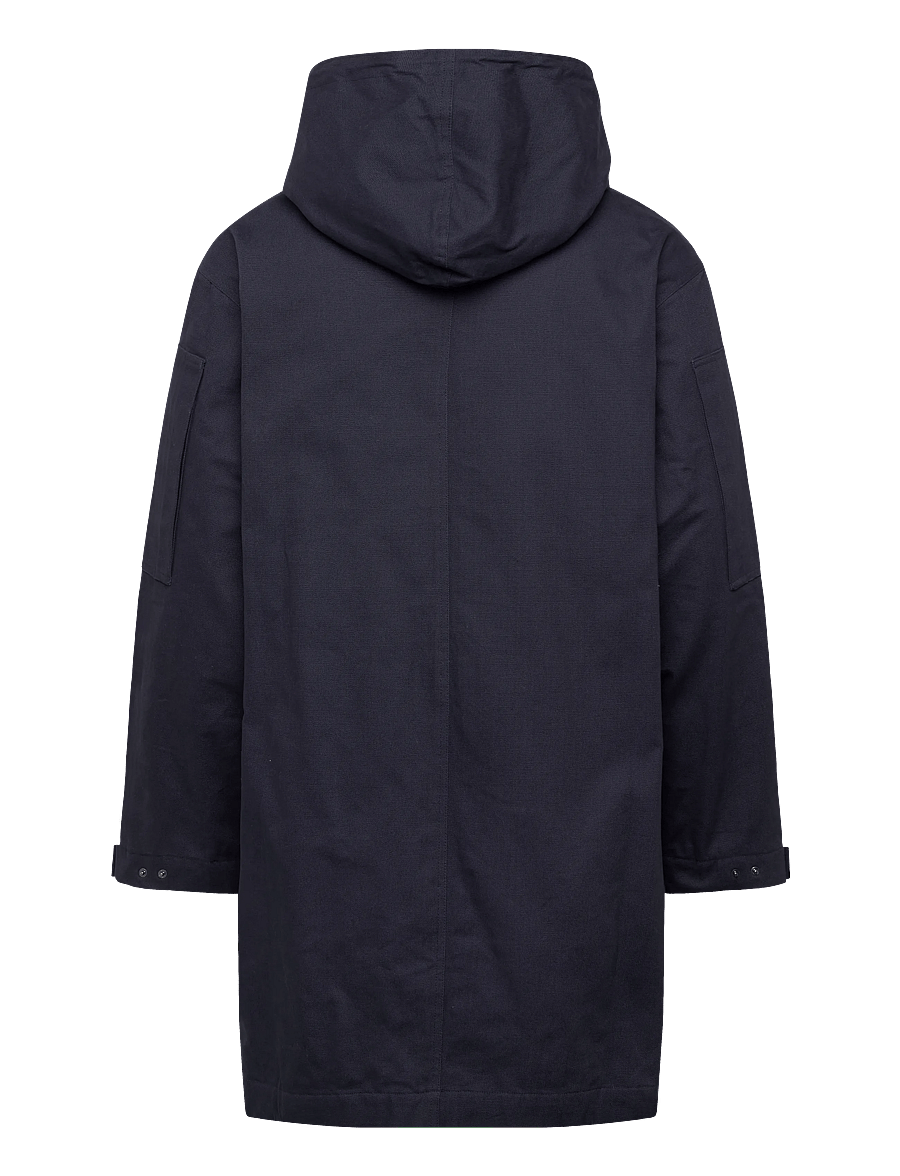 NEUW - CANVAS PARKA INDIGO - parkas - blue - 1