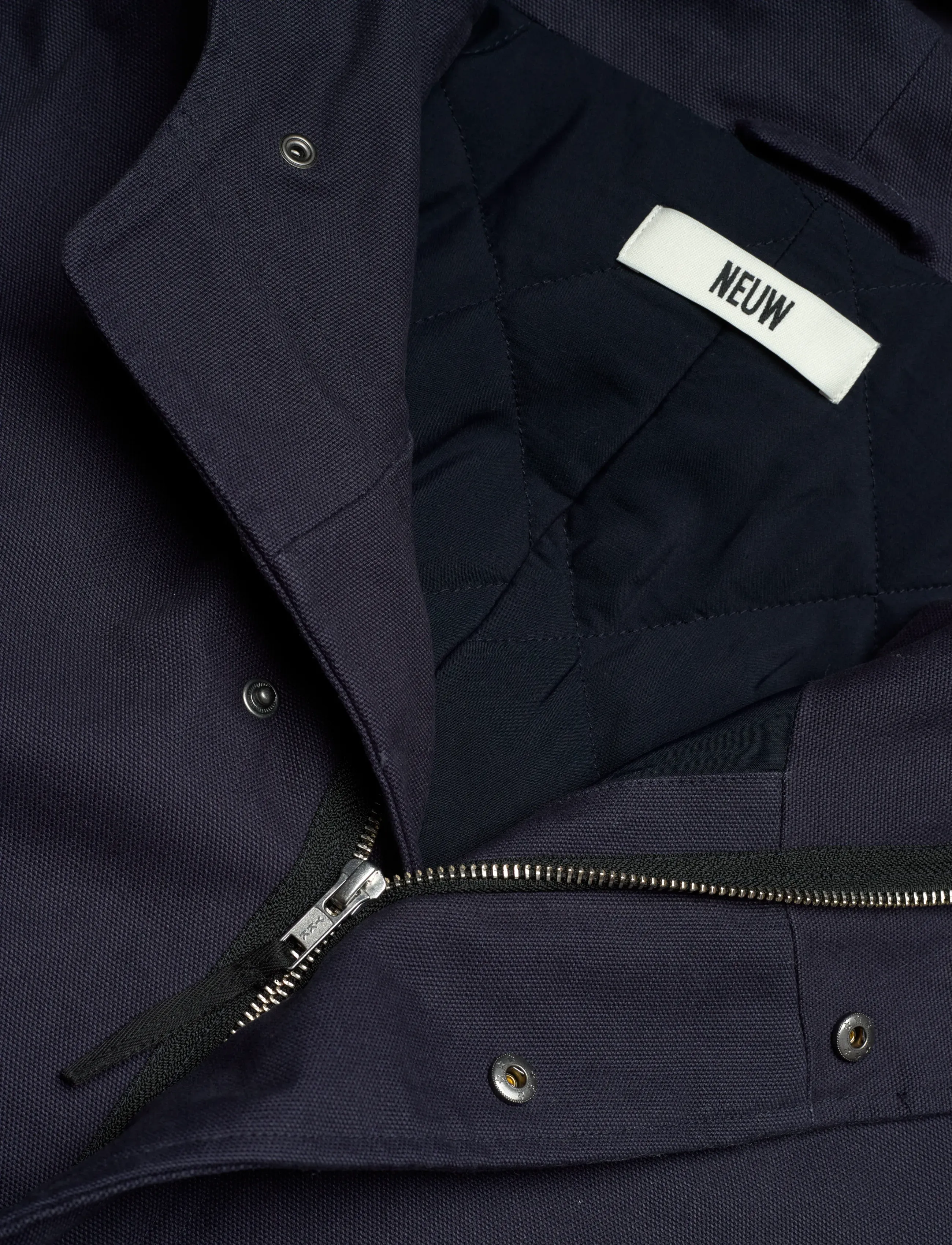 NEUW - CANVAS PARKA INDIGO - vinterjackor - blue - 2