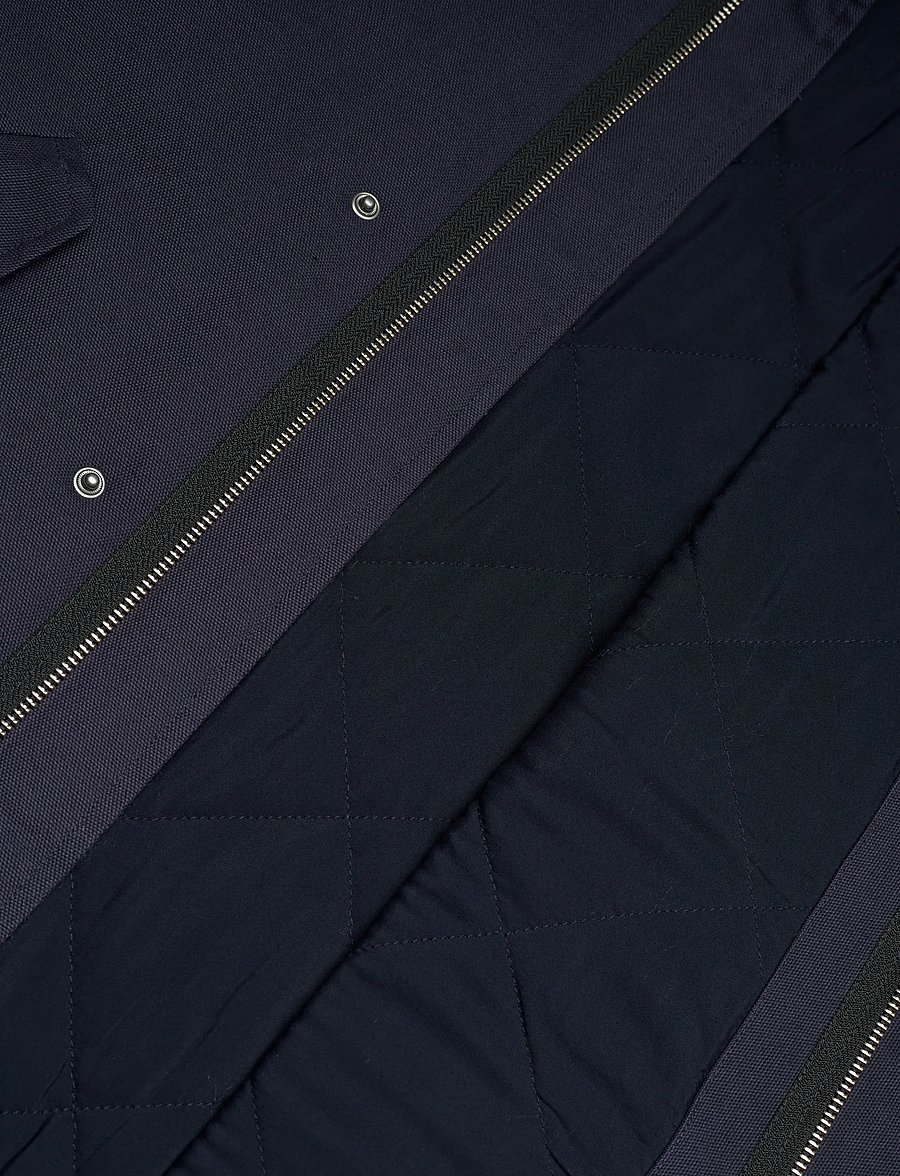 NEUW - CANVAS PARKA INDIGO - parkas - blue - 4