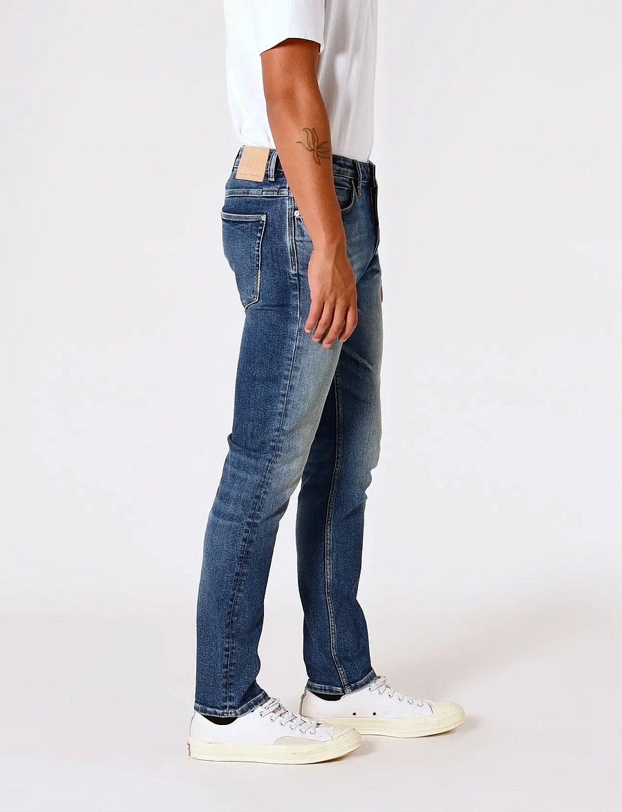 NEUW - LOU SLIM RANCH MID VINTAGE INDIGO - kitsad teksad - blue - 3