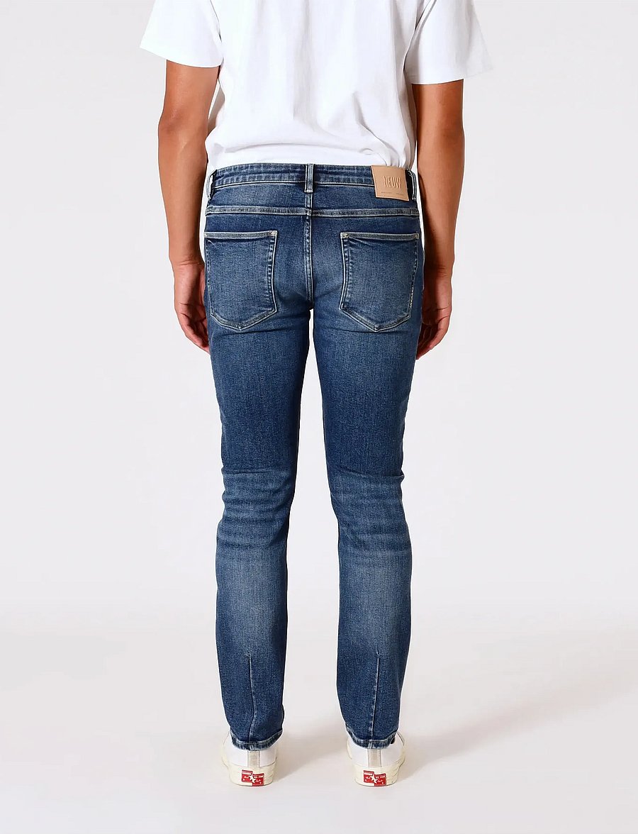 NEUW - LOU SLIM RANCH MID VINTAGE INDIGO - kitsad teksad - blue - 4