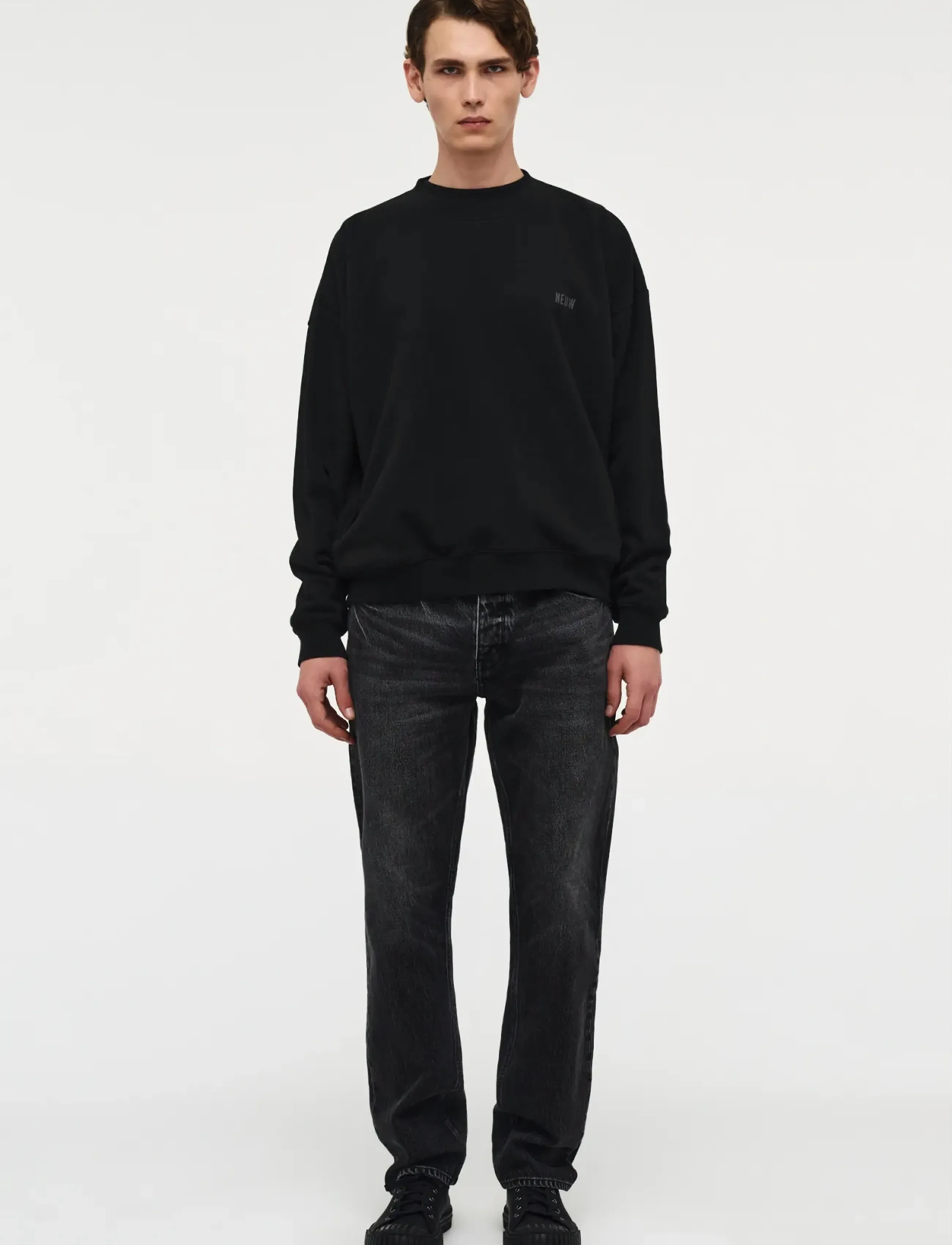 NEUW RAY STRAIGHT ROMULUSVINTAGE BLACK - Inspiration - BLACK / black